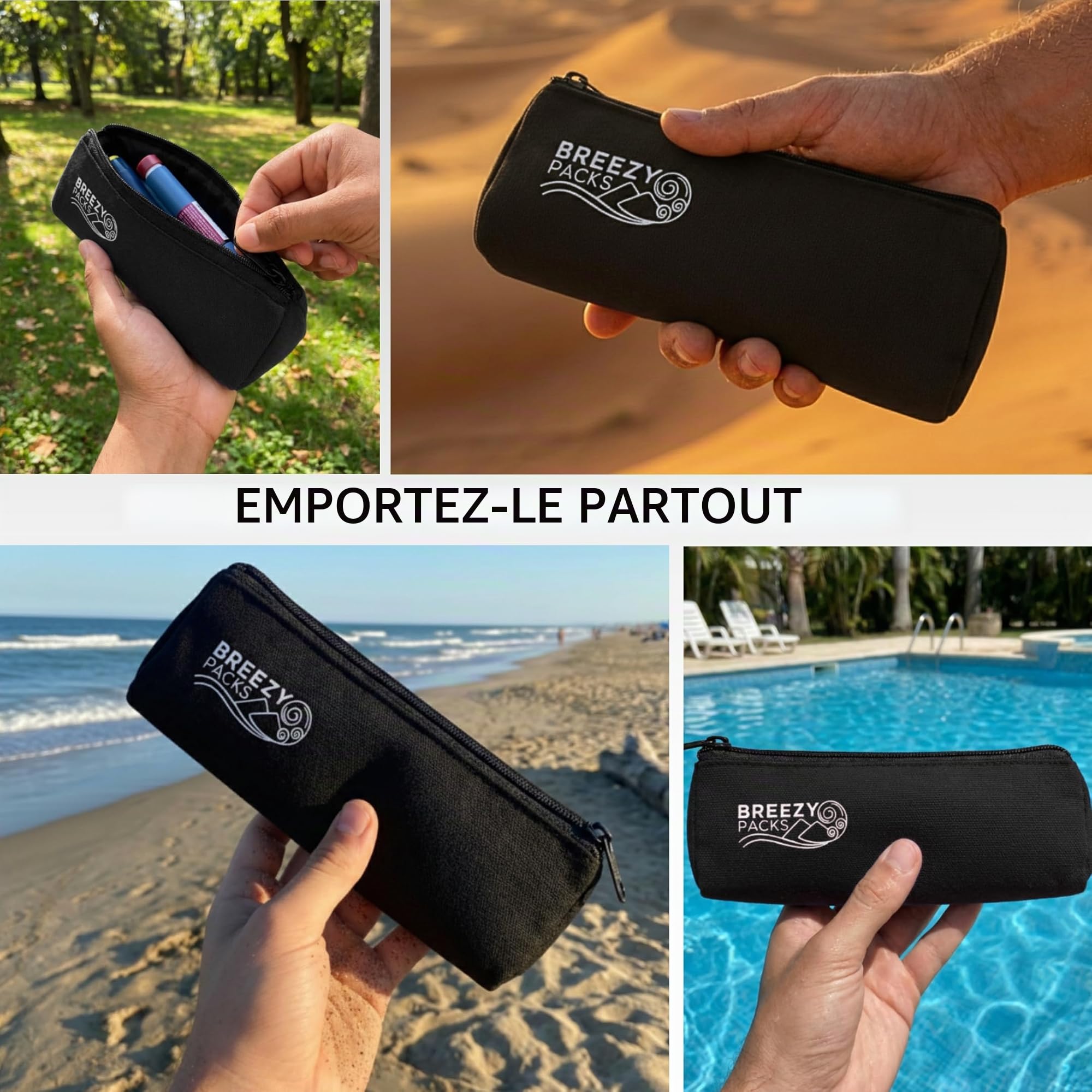 Étui de voyage isotherme à insuline et d’transport EpiPen | Approuvé TSA | Auto-recharge, pas d’électricité ou de réfrigération Gardez les médicaments