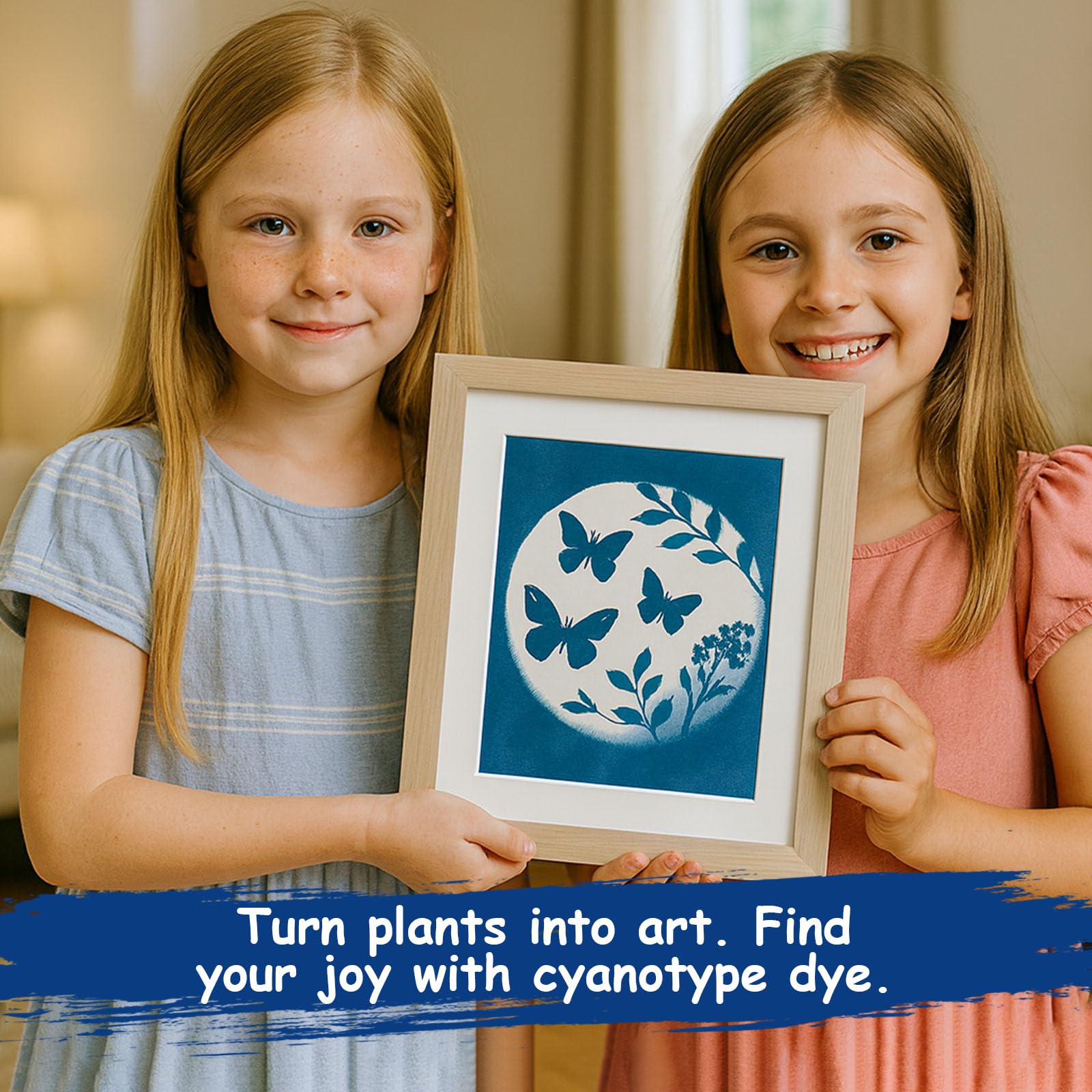 Cyanotype Kit, Cyanotype Chemicals Sensitizer Set adatto per la stampa su tessuto, modelli di carta e legno, ecc., Soluzione di stampa solare, set sensibilizzante per principianti e artisti