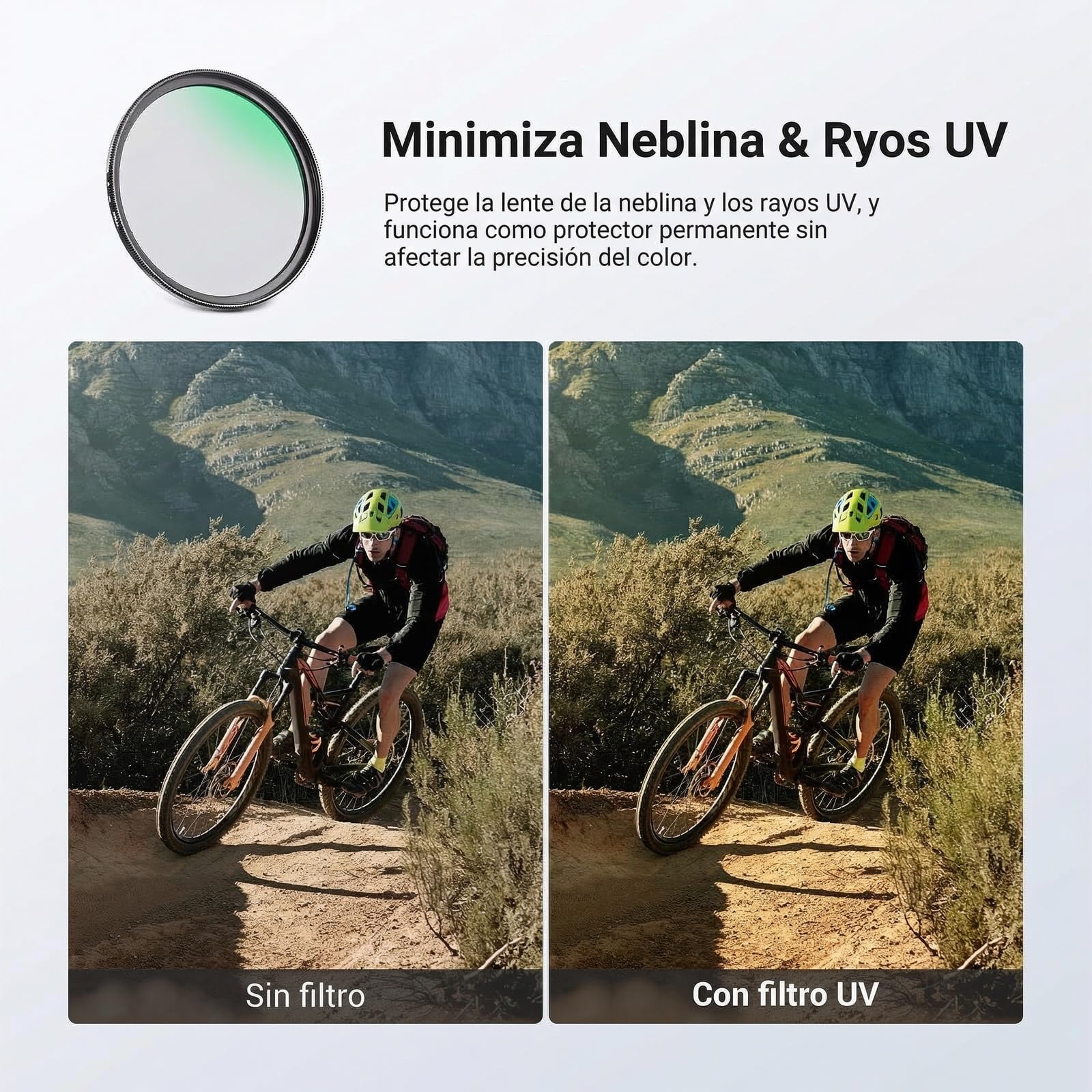 NEEWER 77mm Variable ND + CPL + UV Filtro Kit (3 Pack), Multicapa Densidad Neutra (ND2-400) Polarizador Circular Filtro Objetivo Cámara, Accesorios de Fotografía con Estuche Transporte y Tapas Lentes