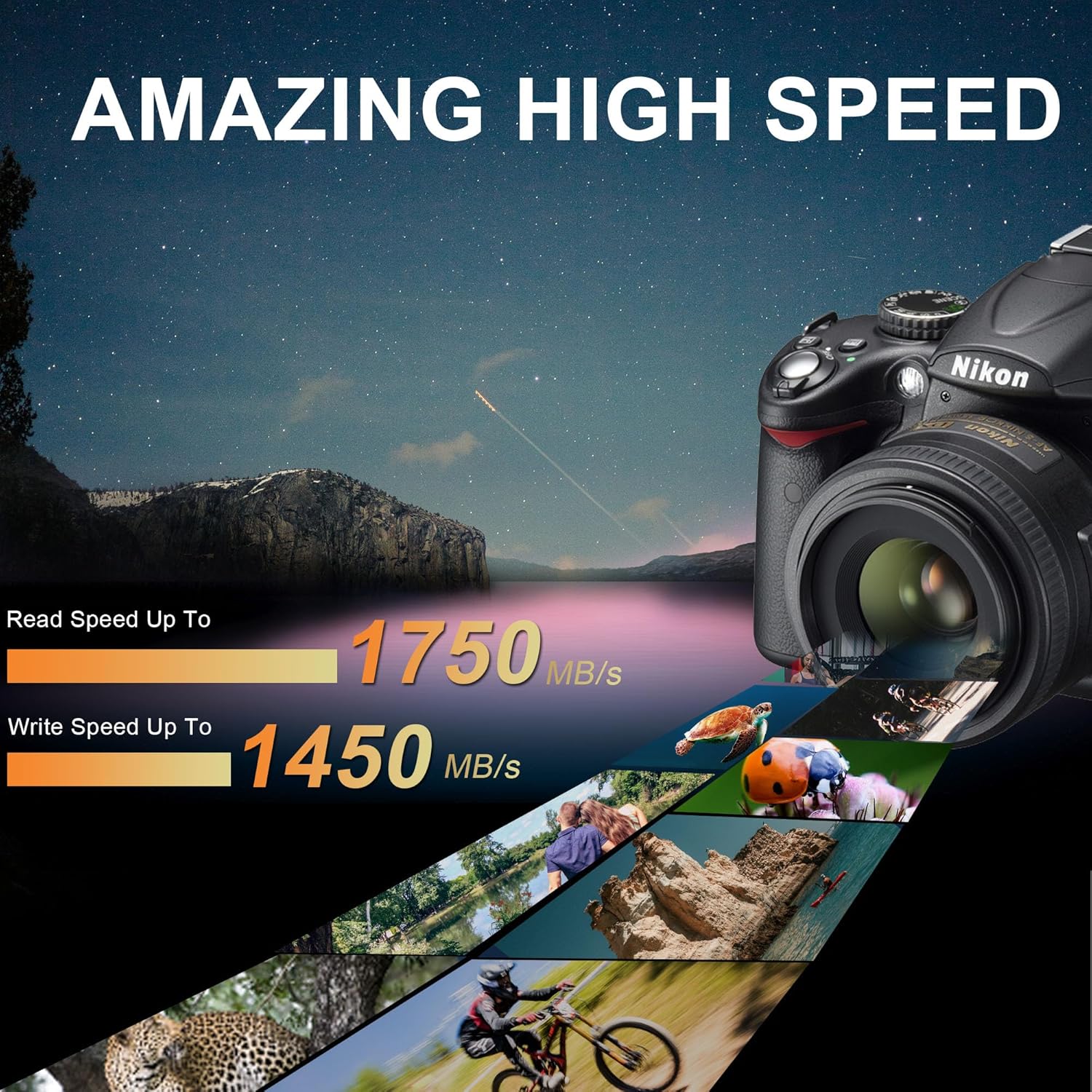 CFexpress Type B 1TB Memory Card, Up to 1750MB/s Read, RAW 8K Video and Photo, Memory Cards for Camera, Professional Photography