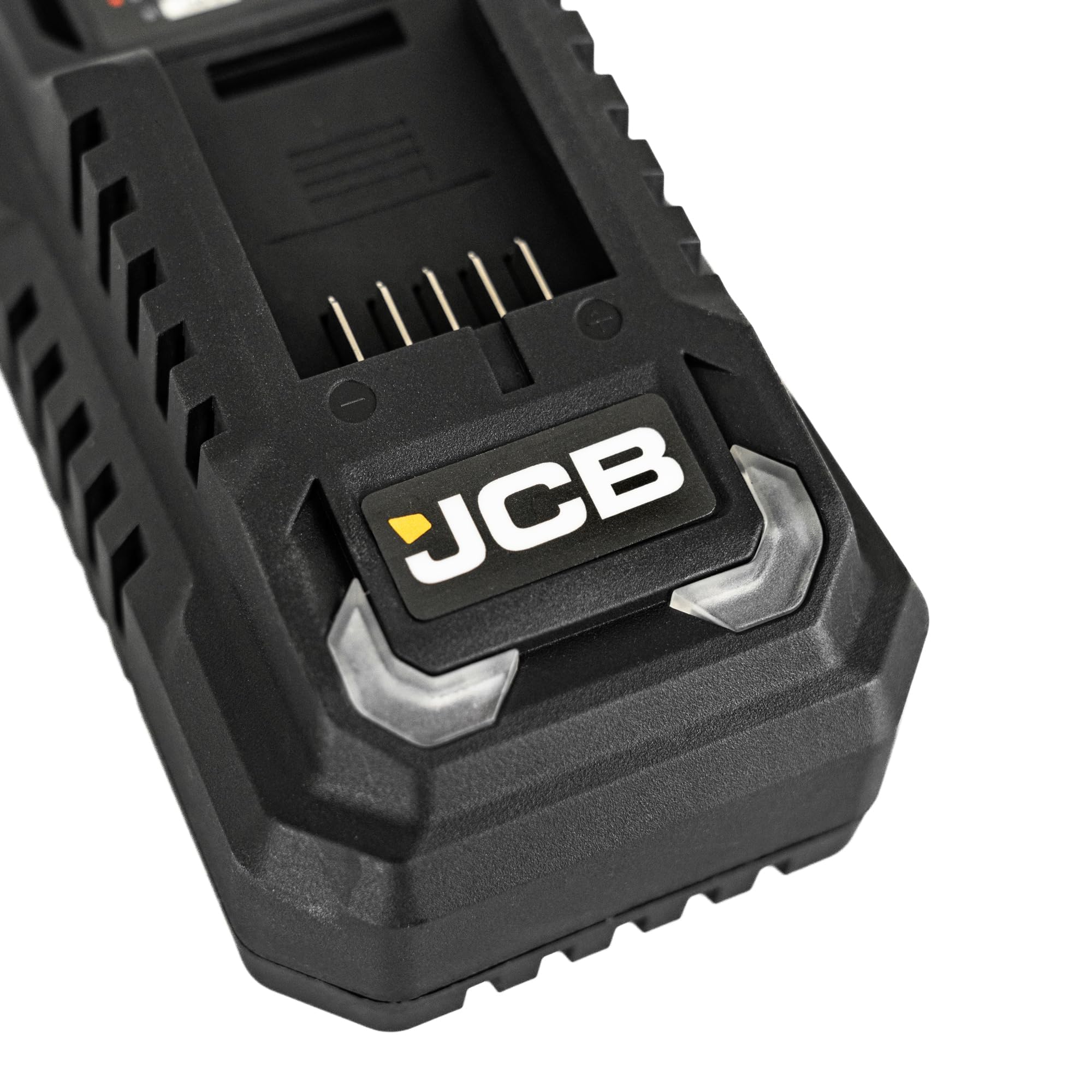 JCB Caricatore rapido professionale da 18 V 4,5 A per batterie agli ioni di litio, caricabatterie JCB-18FC-45, controllo intelligente della ricarica, doppio isolamento, funzione di precarica