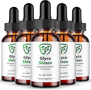 Glyco Shizen Drops - GlycoShizen Drops Advanced Support Premium Formula - Maximum Strength, Glycoshizen Supplement Liquid All Natural to Support Stable Levels and Circulation Reviews (5 Pack)