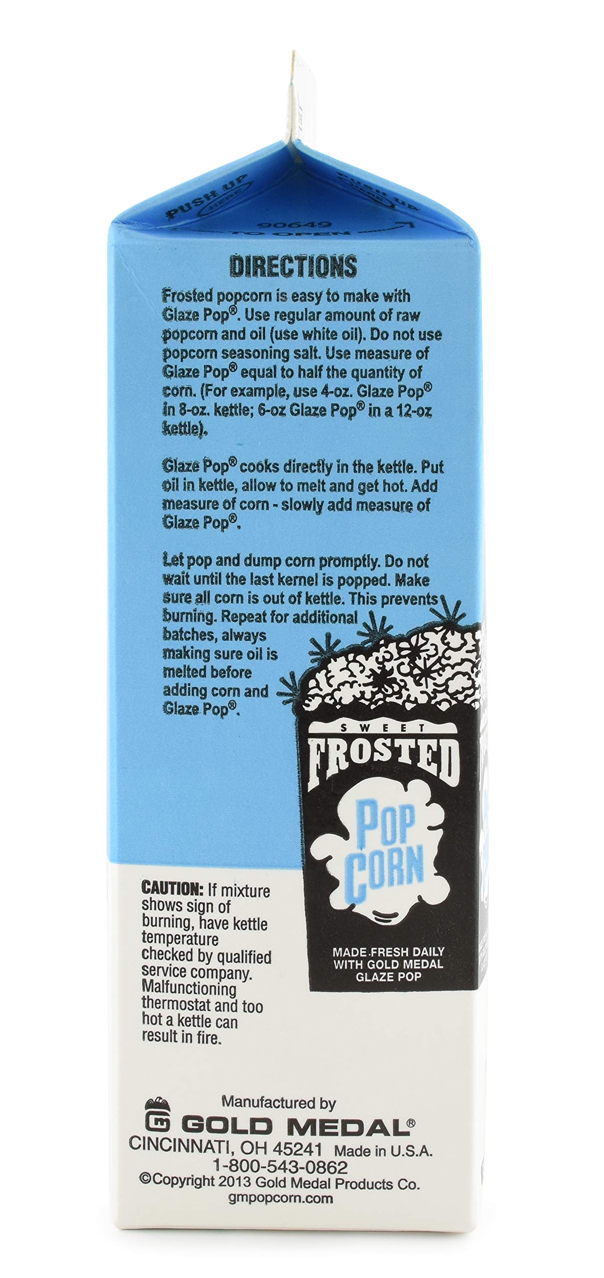 Gold Medal Blue Raspberry Glaze Pop Frosted Popcorn Mix 28 oz 12 Count product thumbnail 6