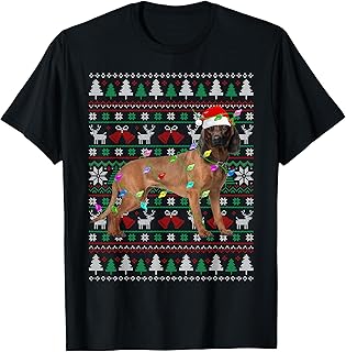 Bavarian Mountain Hounds Dog Christmas Ugly Sweater Xmas T-Shirt