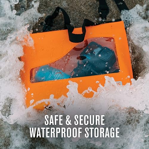 Miniatura 10 de Chums Shuttle Splash Sack - Bolsa seca impermeable plegable y portátil para exteriores y en el agua - Fish Camo Blue