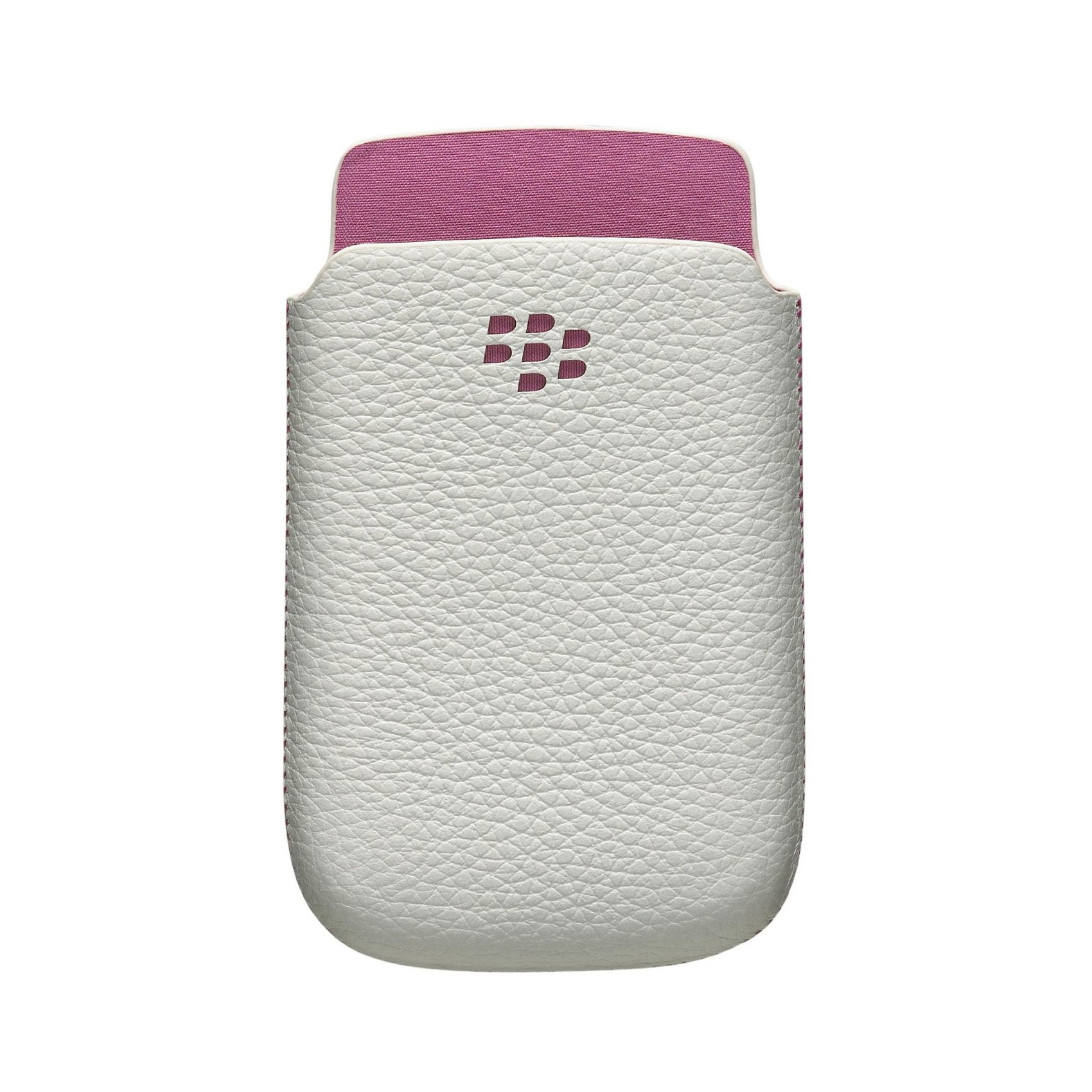 BlackBerry Rim 9800 Leather Pocket - White