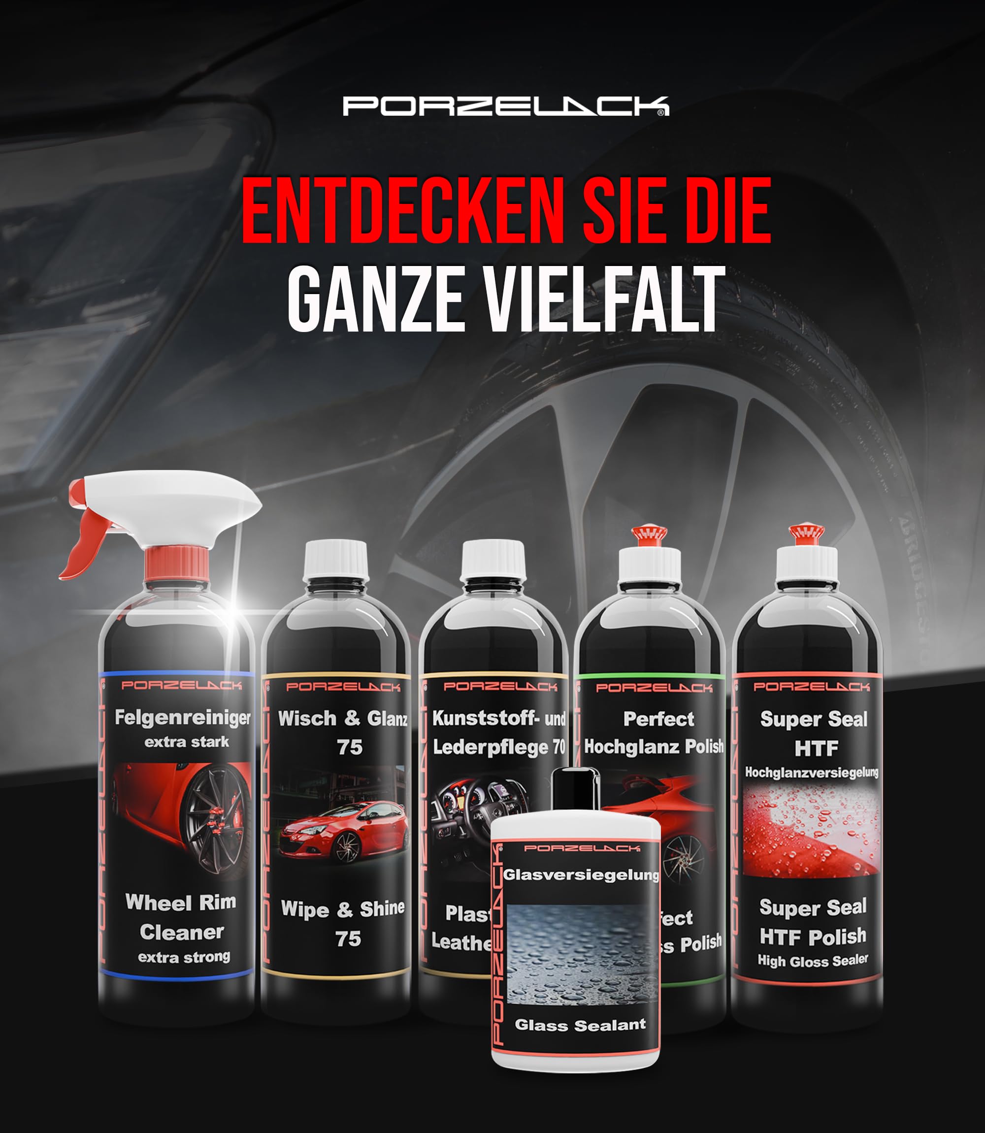 Felgenreiniger extra stark 5 Liter für Auto & Motorrad - Felgenpflege-Reinigungsmittel sehr stark & materialschonend - Vom Hersteller aus Deutschland