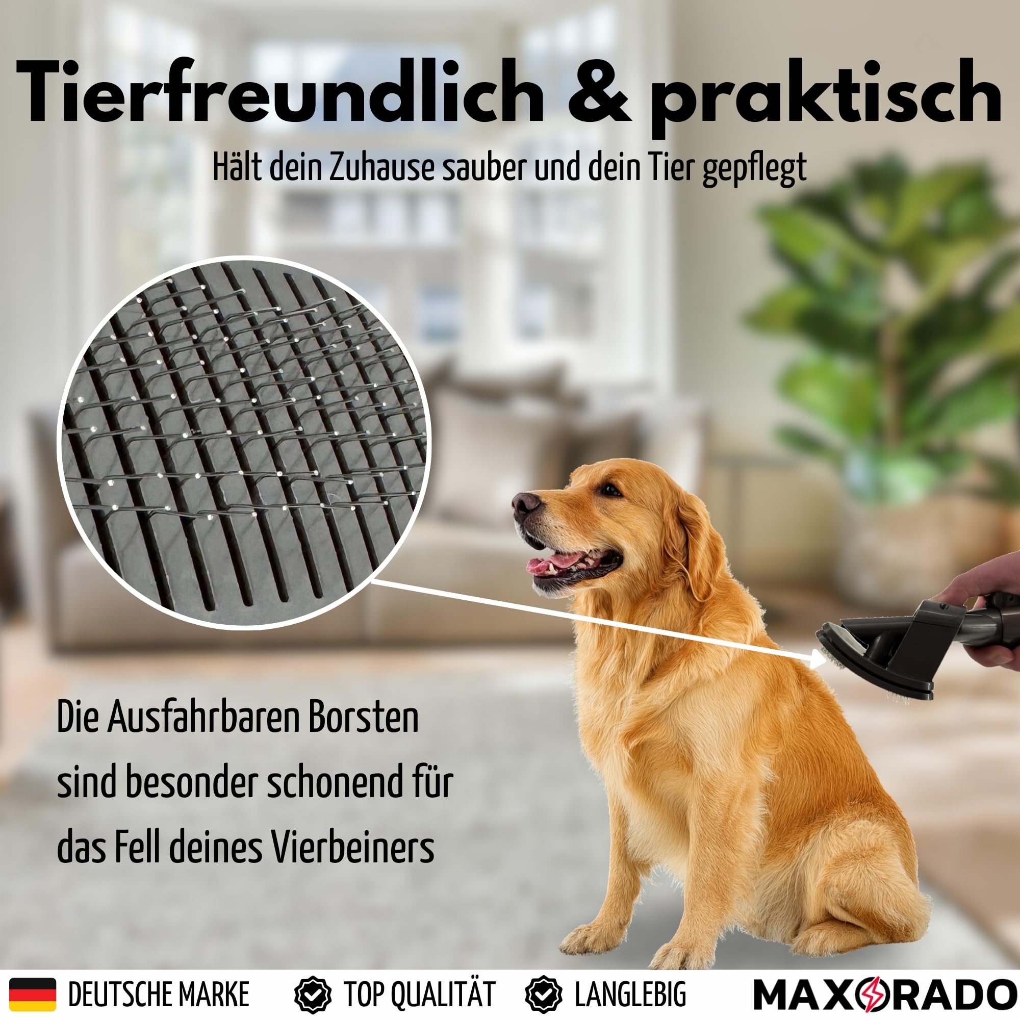 Rimozione peli di animali con tubo, accessorio per aspirapolvere Dyson V6 V7 V8 V11 V15 per Bosch per Miele per Siemens ugello aspirapolvere cane gatto cura del pelo
