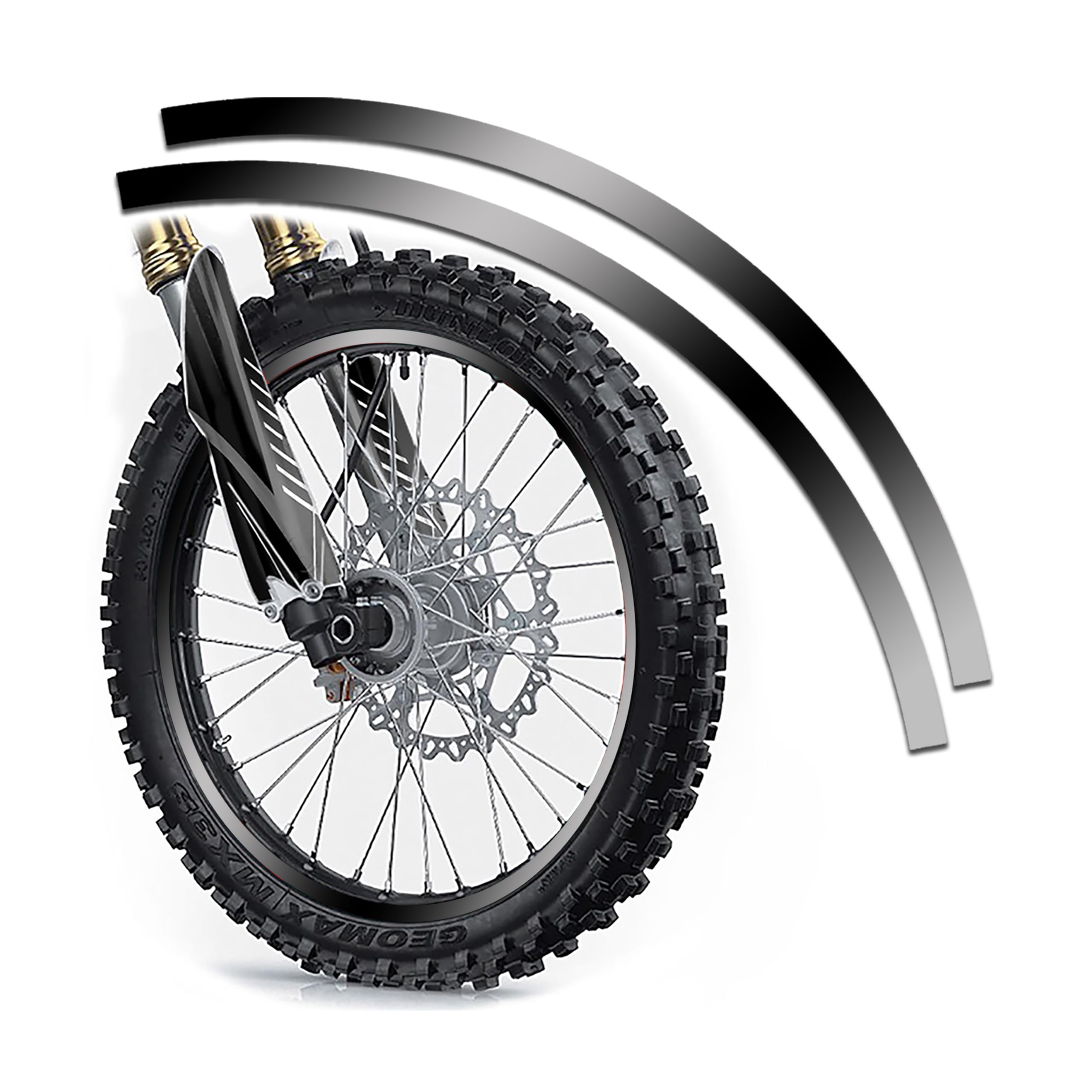 Kit Vinilo Llantas Adhesivos Para Llantas Motocross • Universales