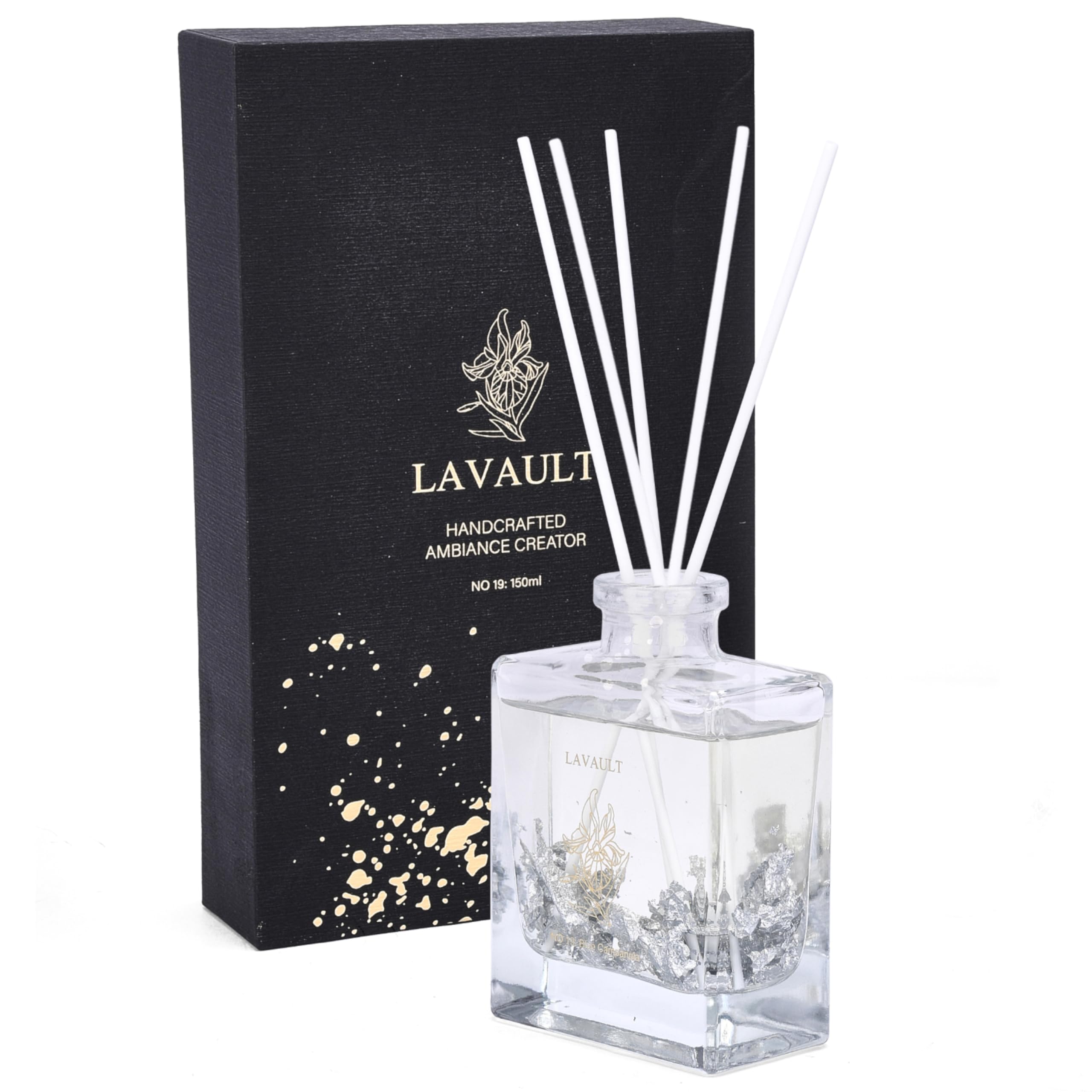 Reed Diffusers for Home, Office, Living Room, Bathroom, Bedroom - Essential Oil Reed Diffusers Gift Set - Aromatherapy Room Aroma Fresheners - Oil Scented Stick - Blue Campanula Aroma