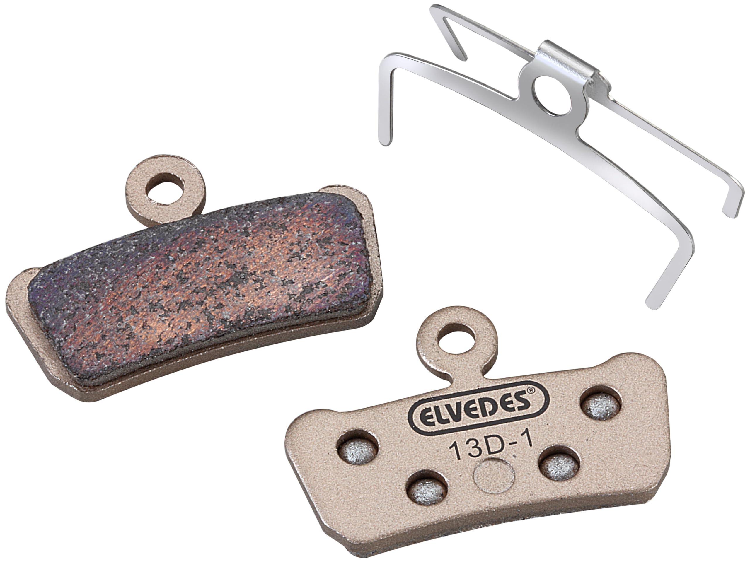 ELVEDES SRAM Guide/Avid XO Trail Pastillas de Freno Ciclismo MTB/E-Bike/VTT/Carretera Adulto Unisex, Gold estándar