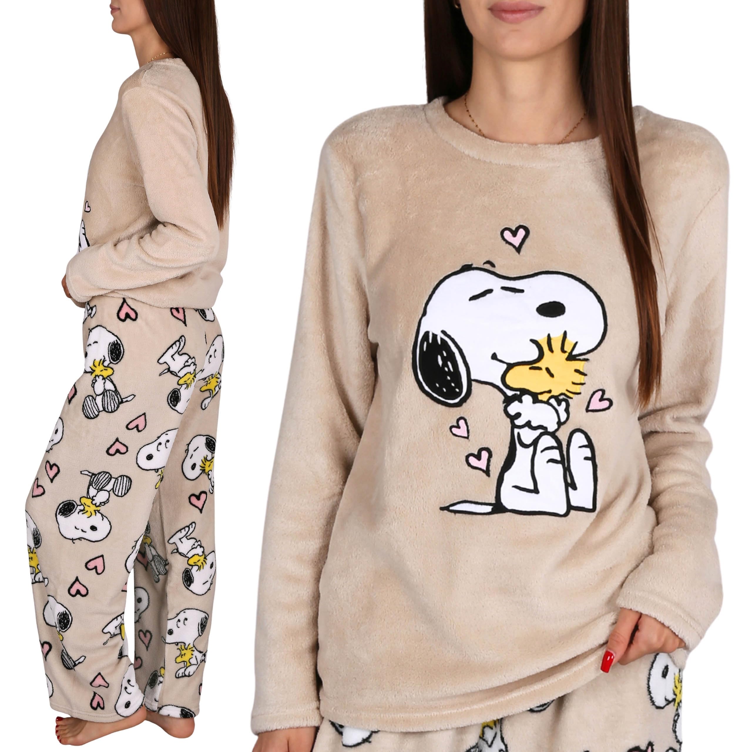 POLAR, pijama de dos piezas para mujer, pijama CÁLIDO de manga larga