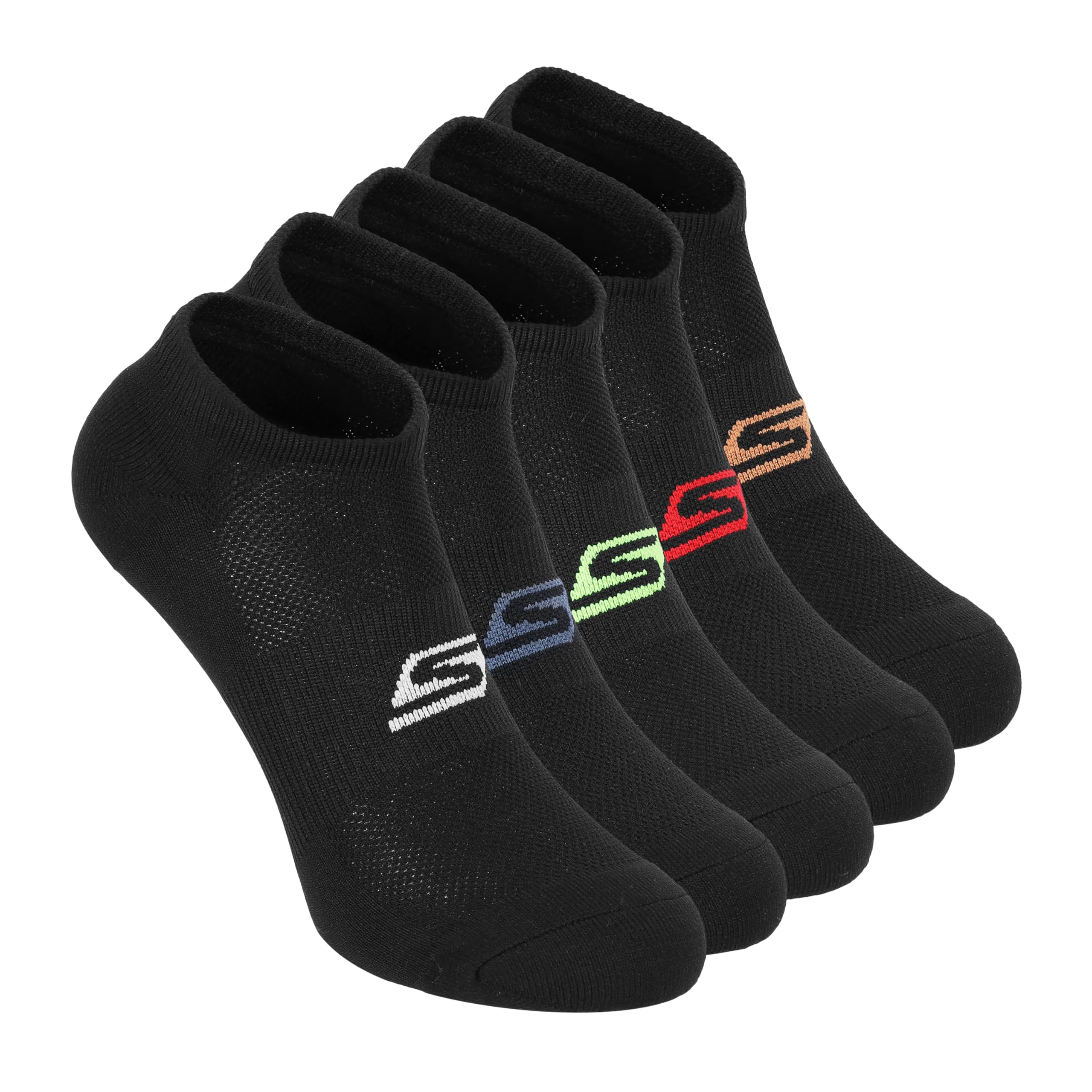 skechers Unisex Socks pack of 5-Z20144ID-BLK-M-picture-37
