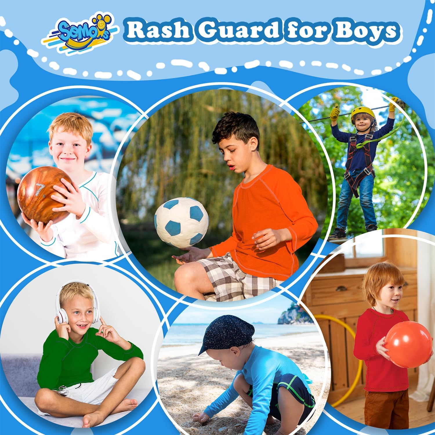 Girls Swim Shirt Rash Guard Long Sleeve for Youth Kids Children Rashguard Water Swimwear UPF+ 50 Swimming Sun Shirt Lavender Purple Swim Top 14-16Y - Image 7