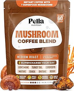 Pella Mushroom Coffee Blend for Focus & Energy
