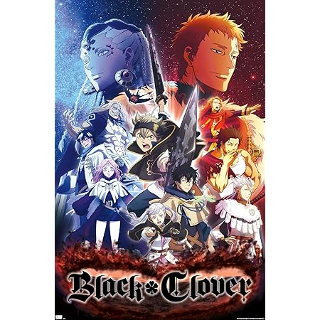 Amazon Com Trends International Black Clover One Sheet Wall Poster 22 375 X 34 Unframed Version Home Kitchen Amazon Com Trends International Black Clover One Sheet Wall Poster 22 375 X 34 Unframed Version Home Kitchen