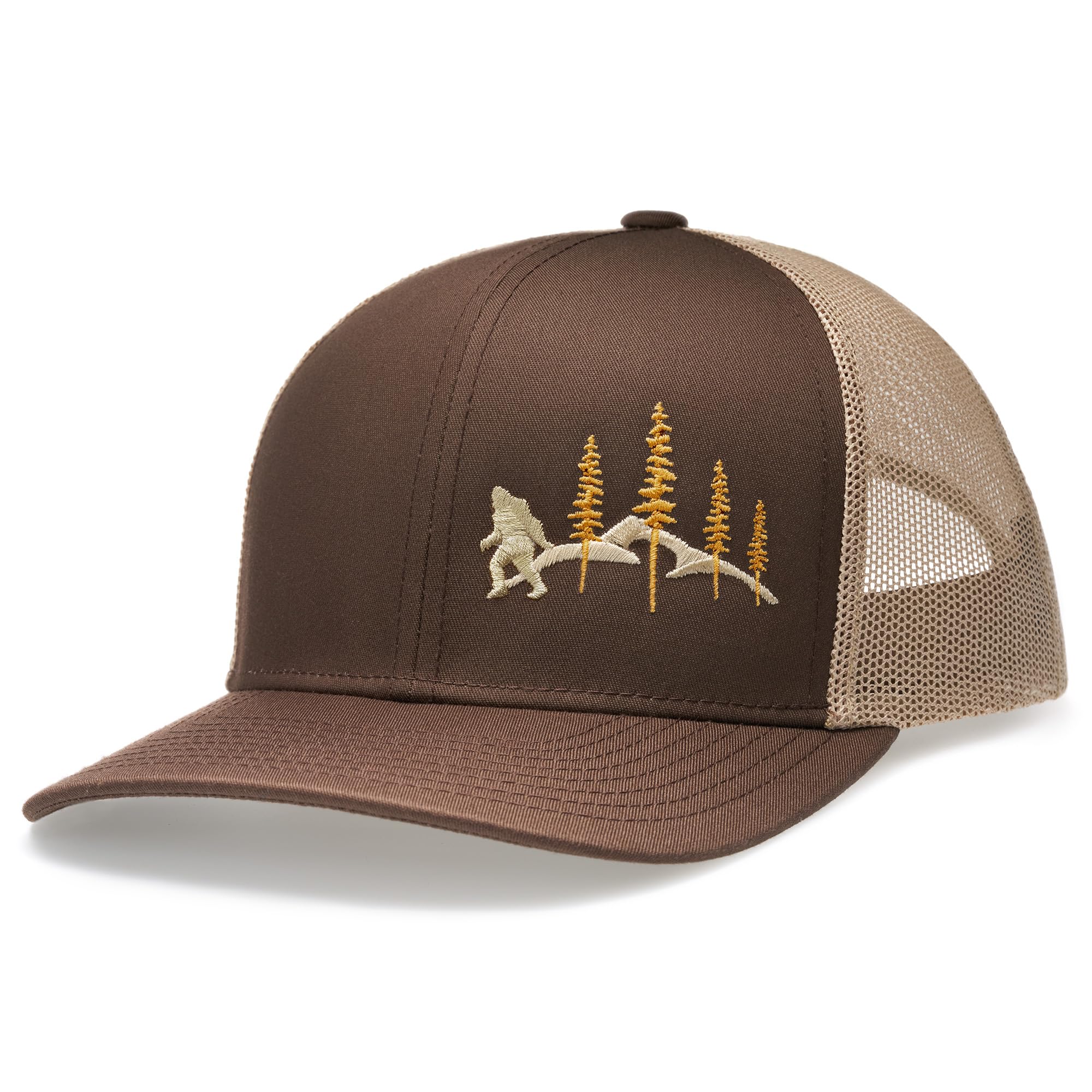 LARIX Wild Bigfoot Hats for Men & Women, No Sweat Hat Liner Bundle, Bigfoot Gifts, Sasquatch Gifts, Expedition Hat