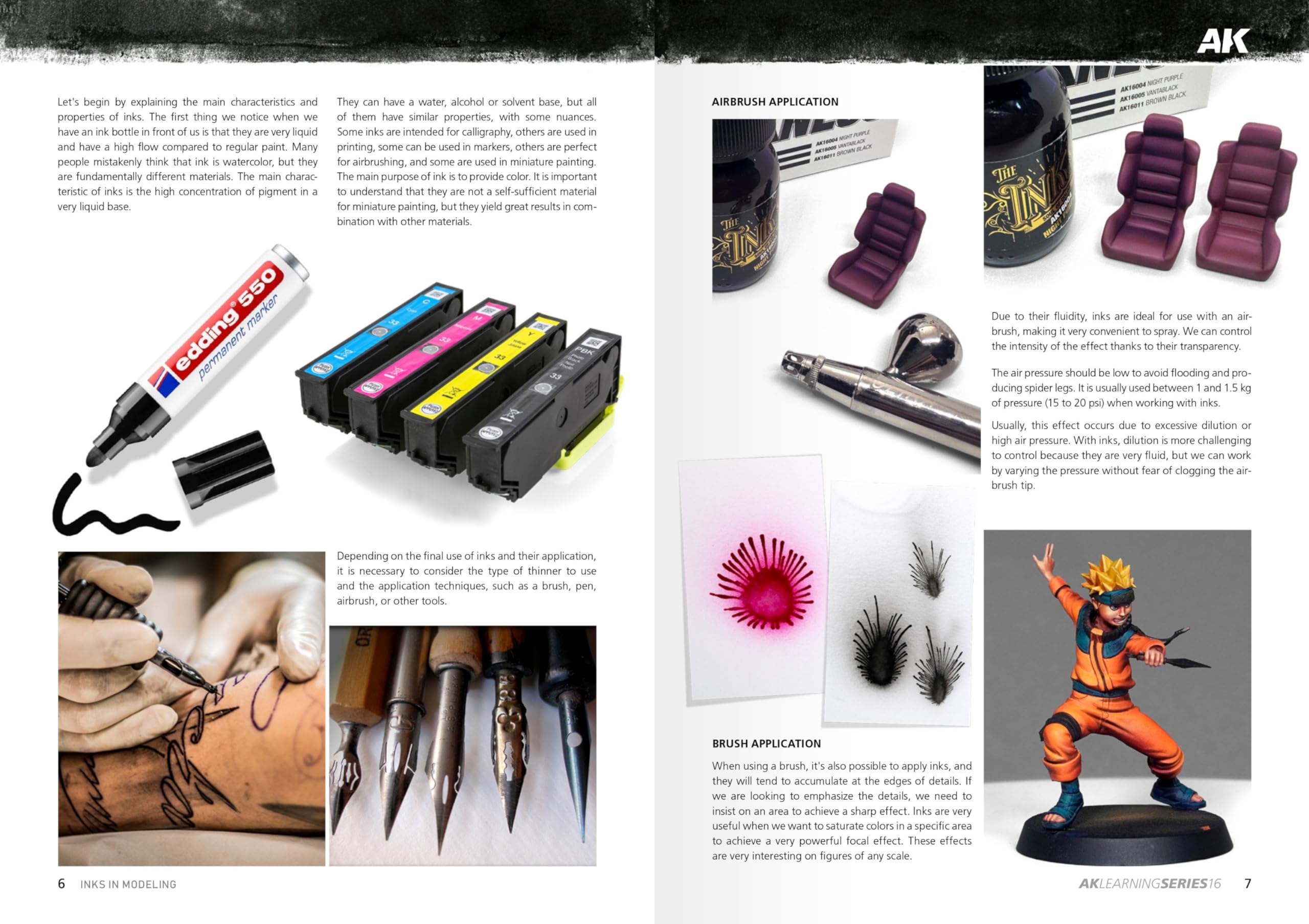 Akinページ AK BOOK AK540 AK Learning Series 16 The INKS IN MODELING (EN