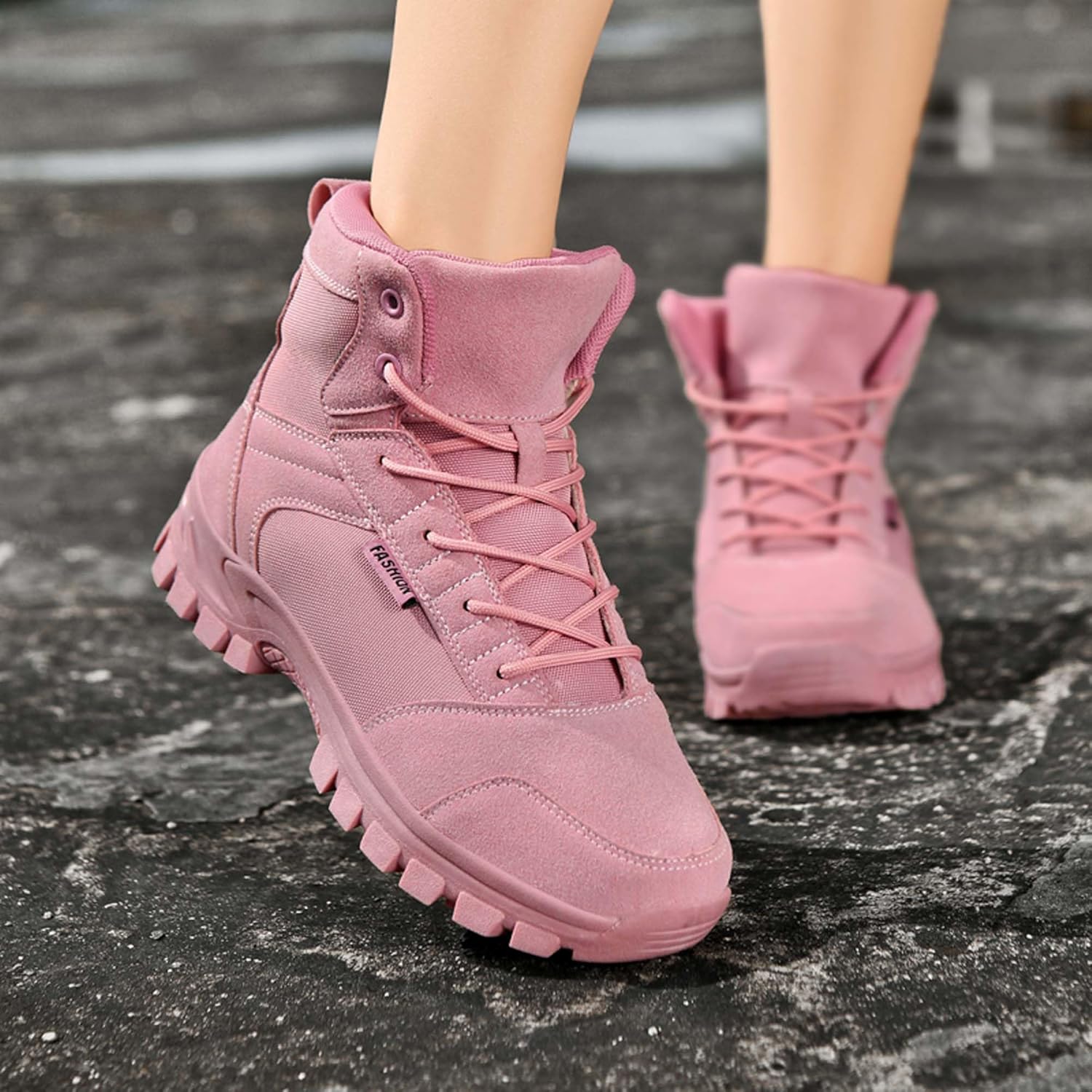 Men's Women's Tactical Military Boots Plus Size Outdoor Off-road Training Combat Desert Boots Classic High Top Hiking Mountain Climbing Camping Sports Shoes