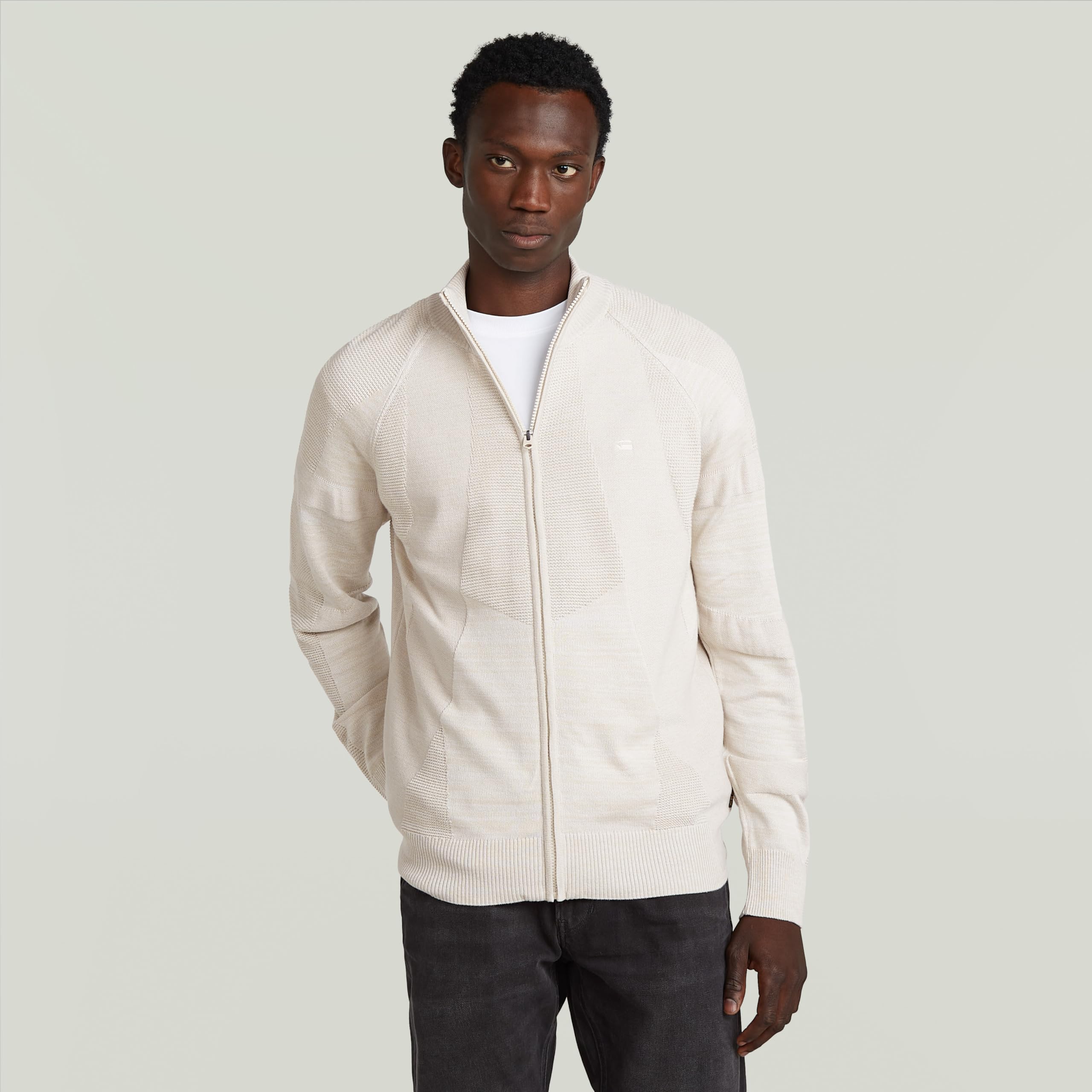 G-STAR Bluza Mężczyźni 3d Biker Full Zip Knit