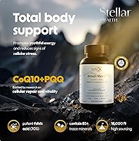 Vista 2 de Clinical Mitochondrial Complex - Shilajit 5787mg Extract Equivalent NAD+ Boost - Ubiquinol CoQ10, Urolithin A, NR, PQQ, ALA, Astaxanthin - Energy