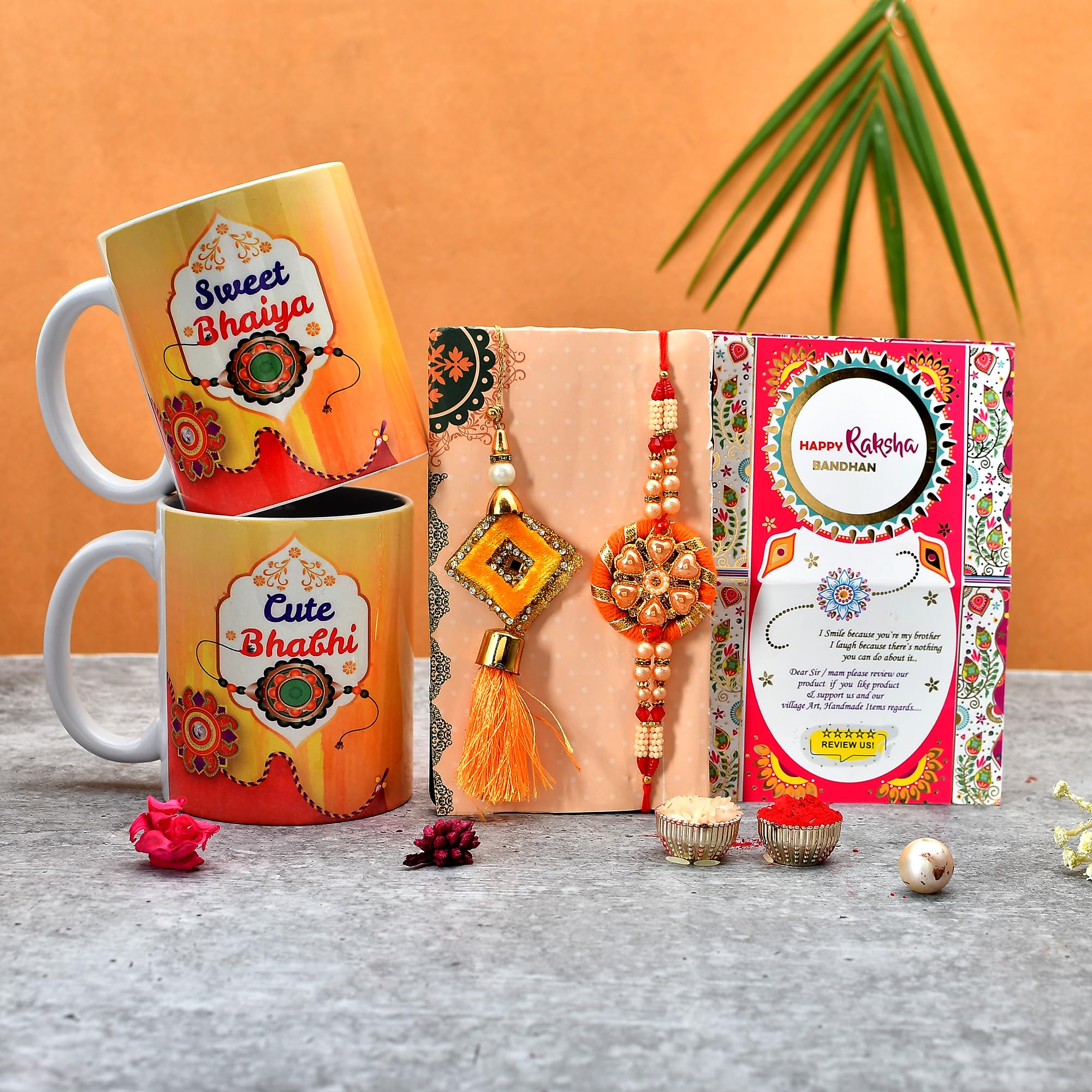 Bhaiya Bhabhi Rakhi Gift Set - Best Rakhi Combo -12