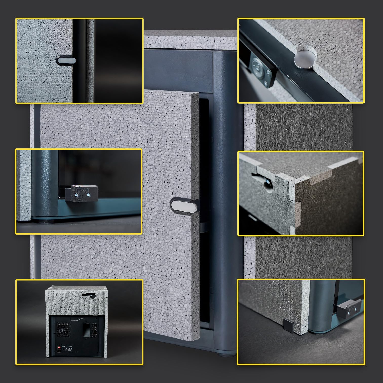 XPE HeatShield by G°Dry passend für Bambulab X1E | X1C | P1S | Bauraumdämmung | 3D Drucker Dämmung | Gehäuse