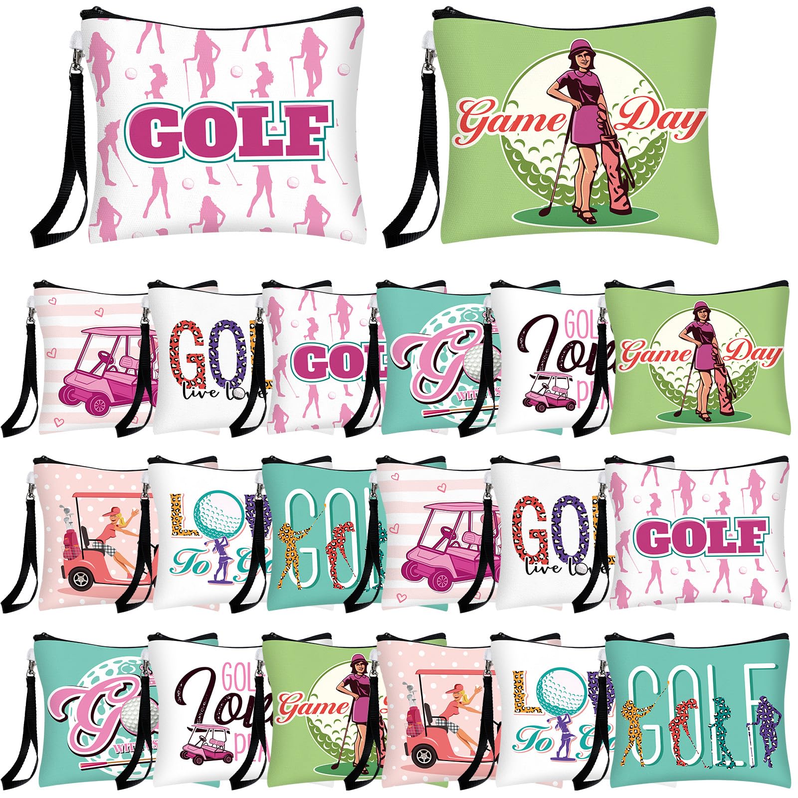 Shinylin 18 Stück Golf-Geschenke für Frauen, Golf-Geldbörse