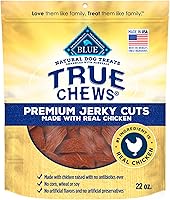Vista 15 de Blue Buffalo True Chews Premium Jerky Cuts Golosinas naturales para perros, pato, 12 onzas
