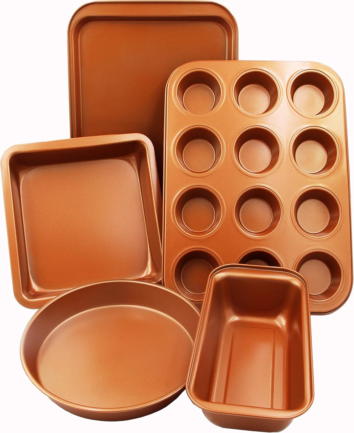 CopperKitchen 5 pcs Baking Pans Organic Eco Friendly