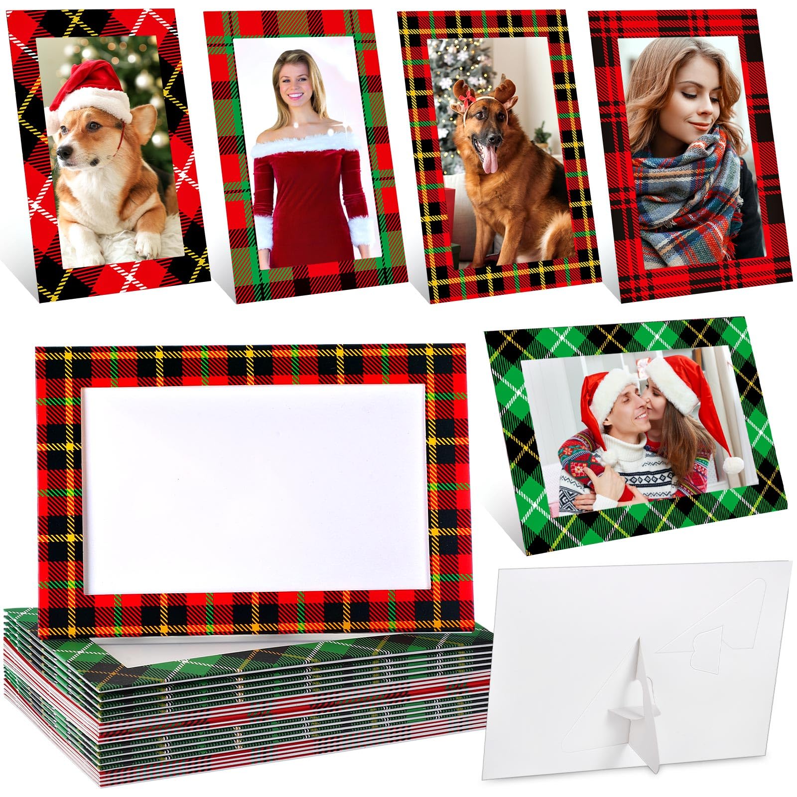 Cadre photo de Noël en papier pour protéger et exposer 50 photos sans risquer de les abîmer