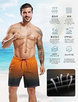 GOOD MEN WEAR サーフパンツ 水着 インナー付/GMW EGDE GOOD MEN WEAR サーフパンツ 水着 インナー付/GMW EGDE 水着