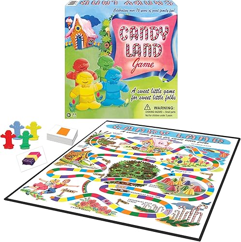 Winning Moves Games Candy Land 65 Aniversario Juego, Multicolor (1189) 4 jugadores