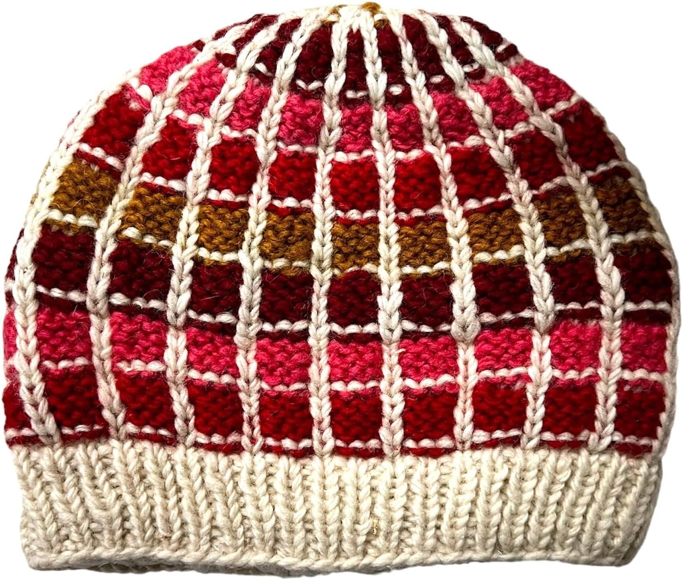 Agan Traders 2026 Wool Unisex Knit Crochet Fleece Lined Pom Hat Small Medium