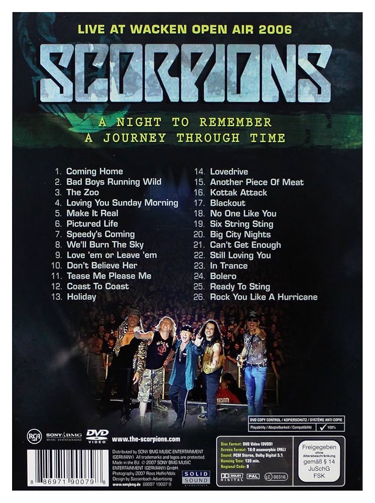 Amazon.co.jp: Scorpions: Live at Wacken Open Air 2006 [DVD