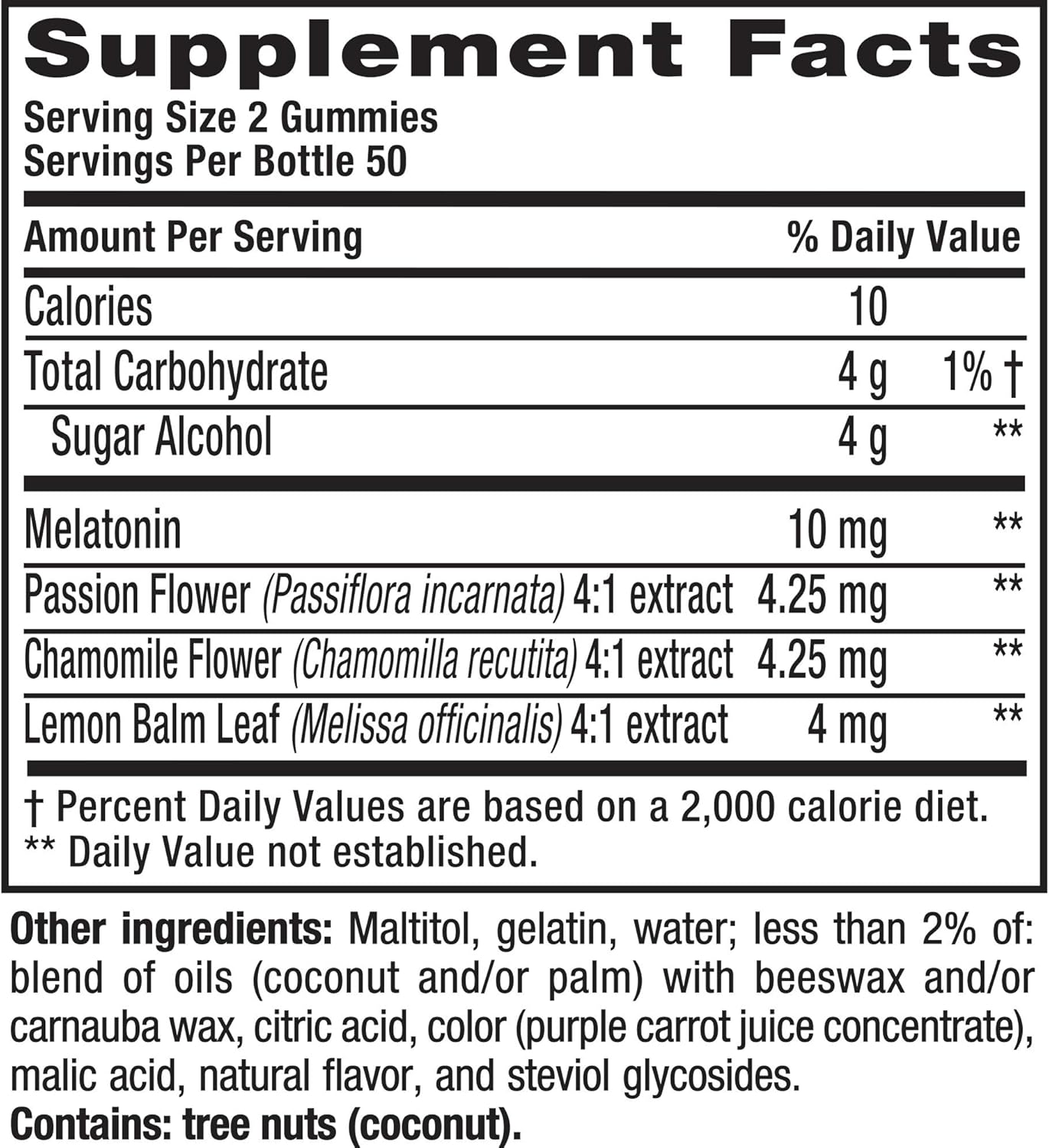 Vitafusion Max Strength Melatonin Gummies, 100 CT : Health & Household