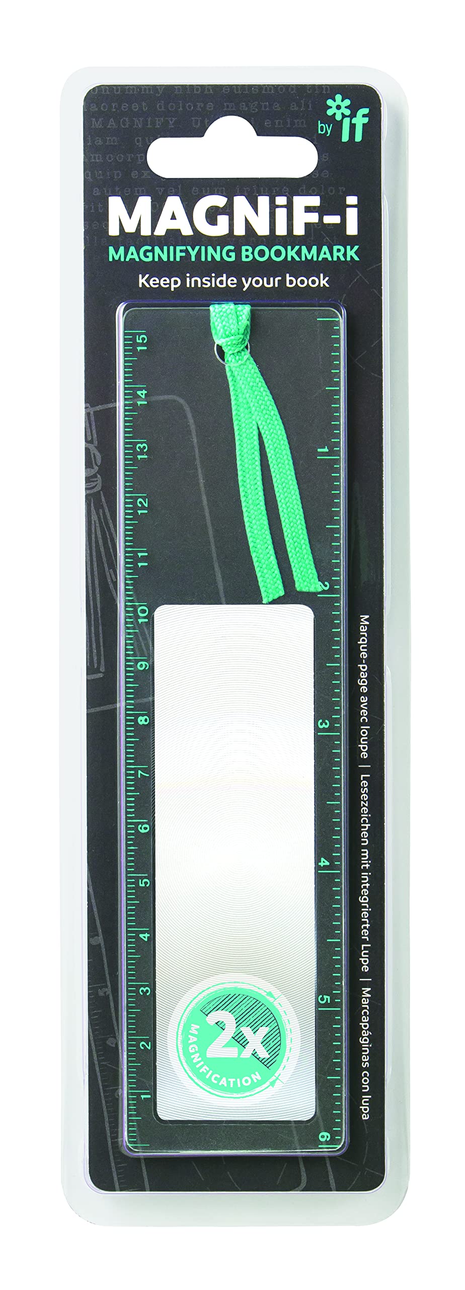 IF MAGNIF-i Magnifying Bookmark