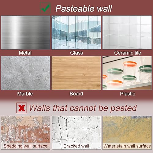 Miniatura 5 de UPINS 2 rollos de cinta de doble cara resistente, 0.5 pulgadas x 16.5 pies, cinta de montaje de dos caras repelente al agua, fuerte adhesivo 3M,