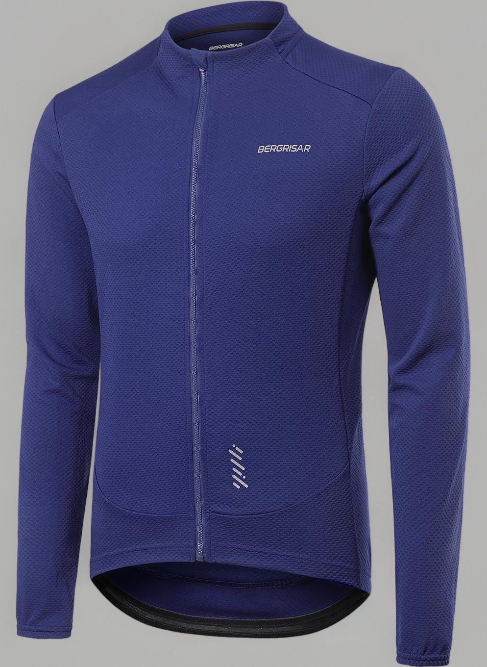 BERGRISAR Cycling Jersey Tops for Men Long Sleeve Spring Fall Road Bike Bicycle Shirt Mountain MTB Jersey