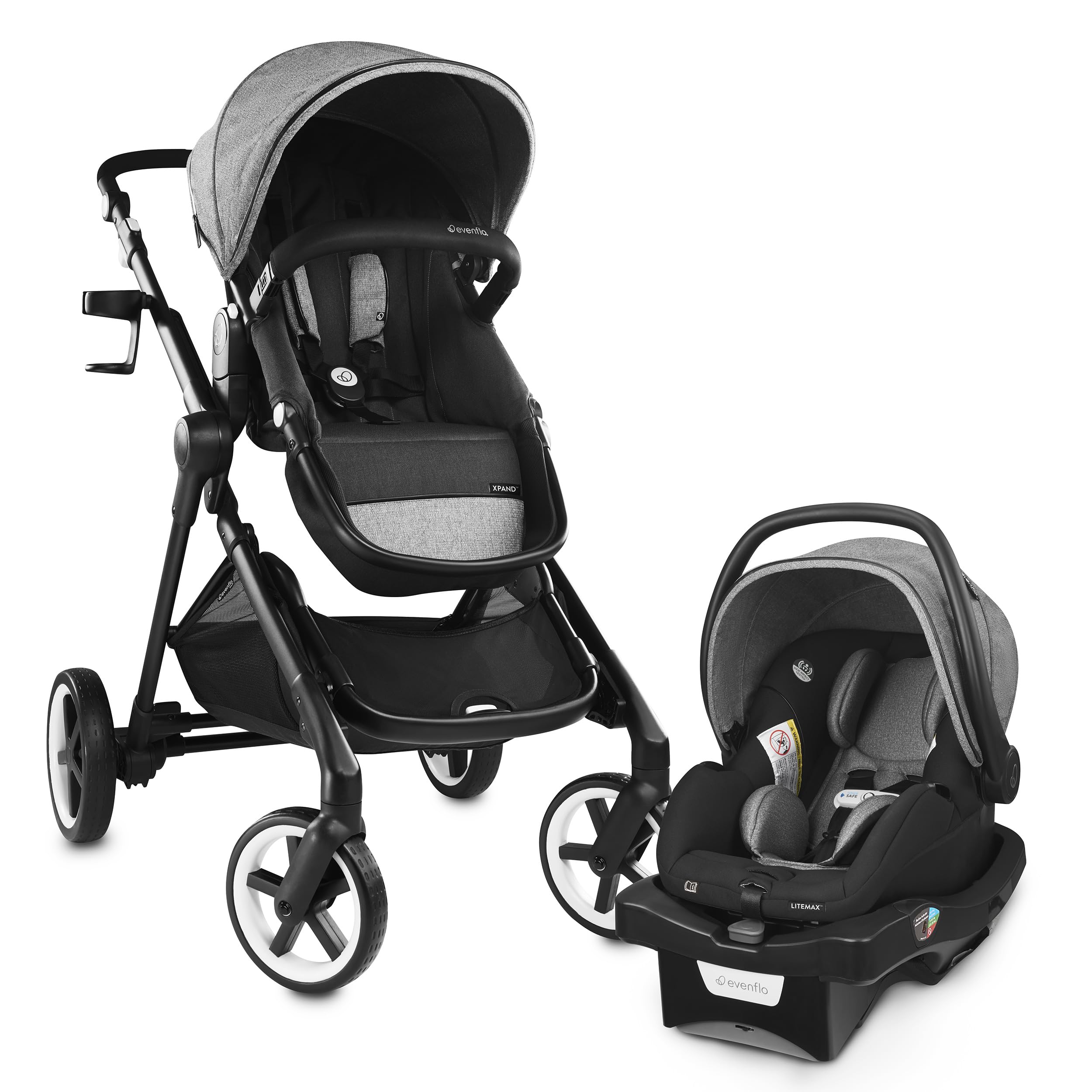Evenflo Gold Pivot Xpand Smart Modular Travel System LiteMax