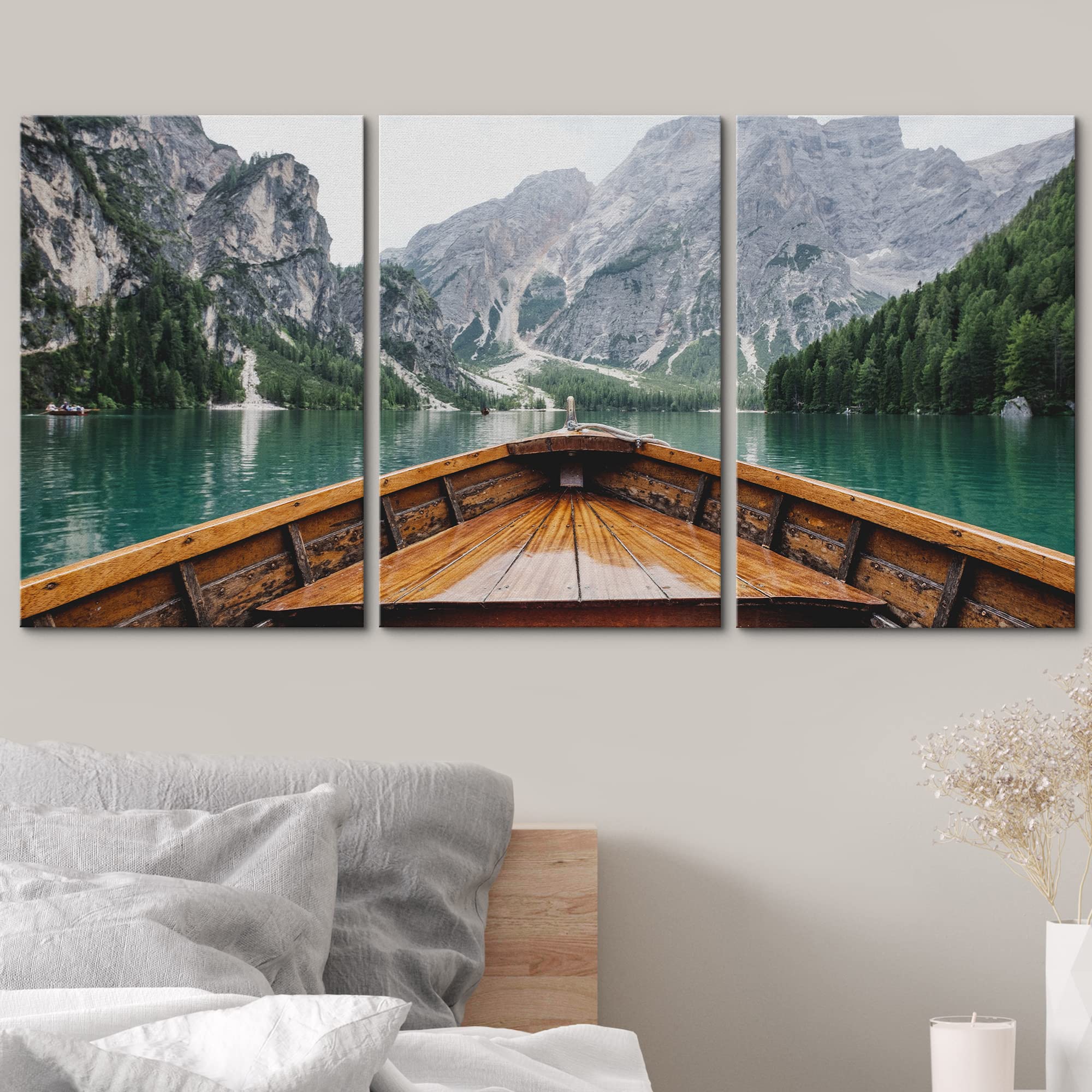 Amazon｜(ウォール26) wall26 キャンバスウォールアート パネル3点 36