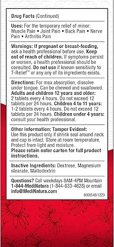 Miniatura 8 de T-relief alivio del dolor 100tabletas x 2 1300500 100 1 1