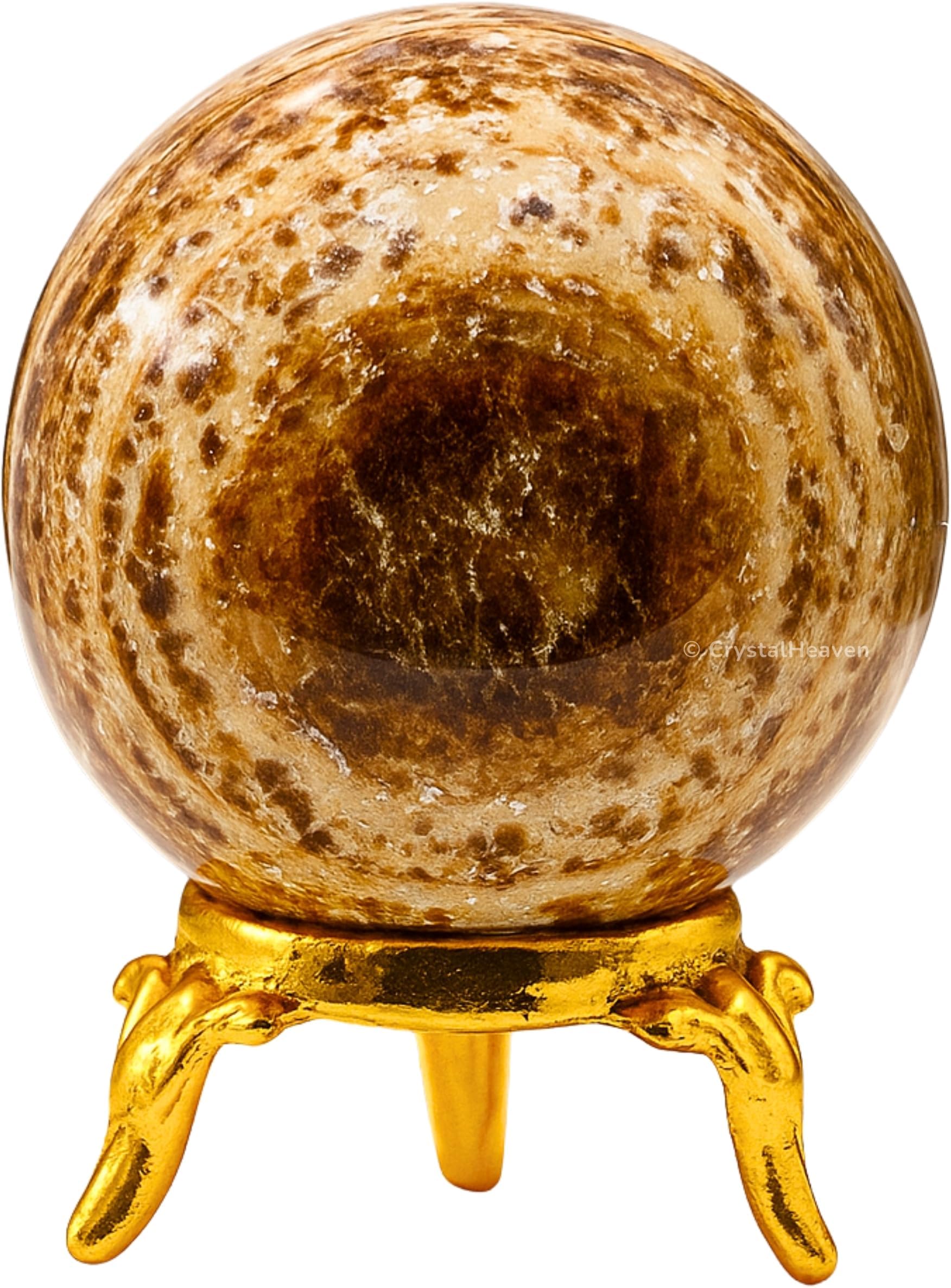 Certified Aragonite Crystal Ball for Meditation - Premium Crystal Vastu Items...