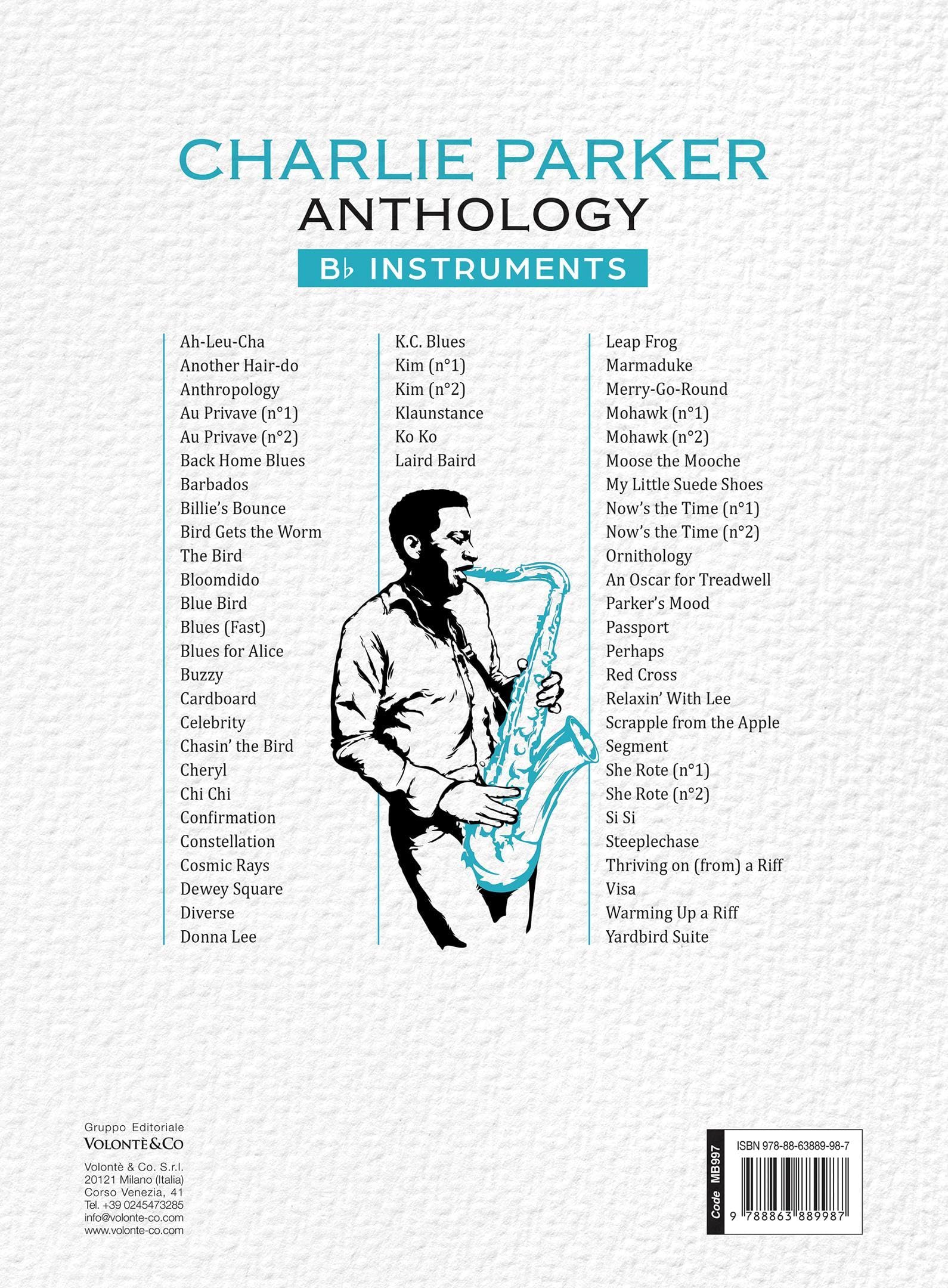 Charlie Parker. Anthology Sib instruments