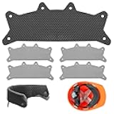 5-Pack Hard Hat Sweat Band Washable Skullgard Hardhat Liner Cooling Safety Helmet Accessories Reusable Hard Hat Padding Replacement for MSA Fas-Trac III Hard Hat Suspensions Sweatband Keep Cool & Dry