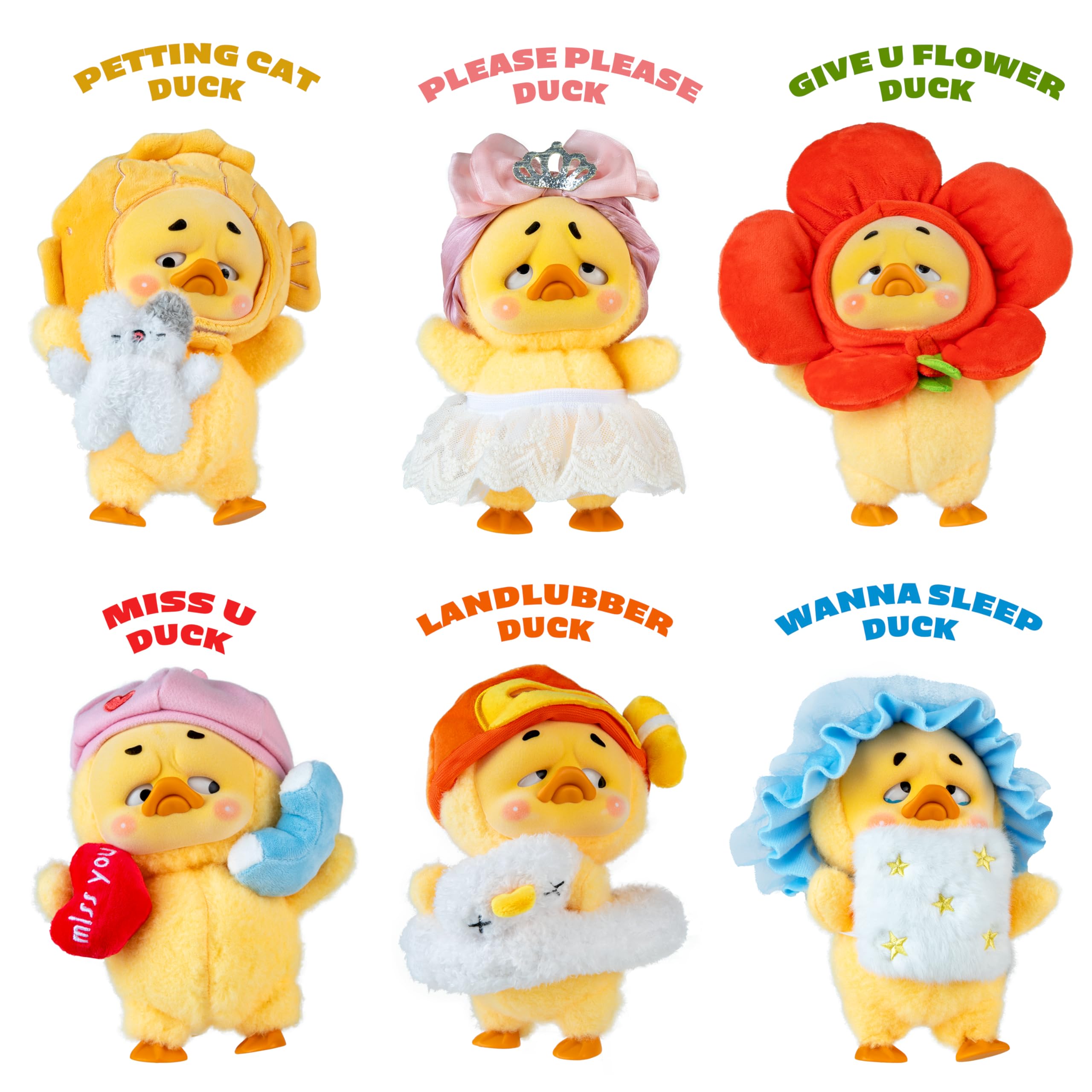 Amazon.co.jp: ORB公式 Upset Duck Blind Box ぬいぐるみ フィギュア