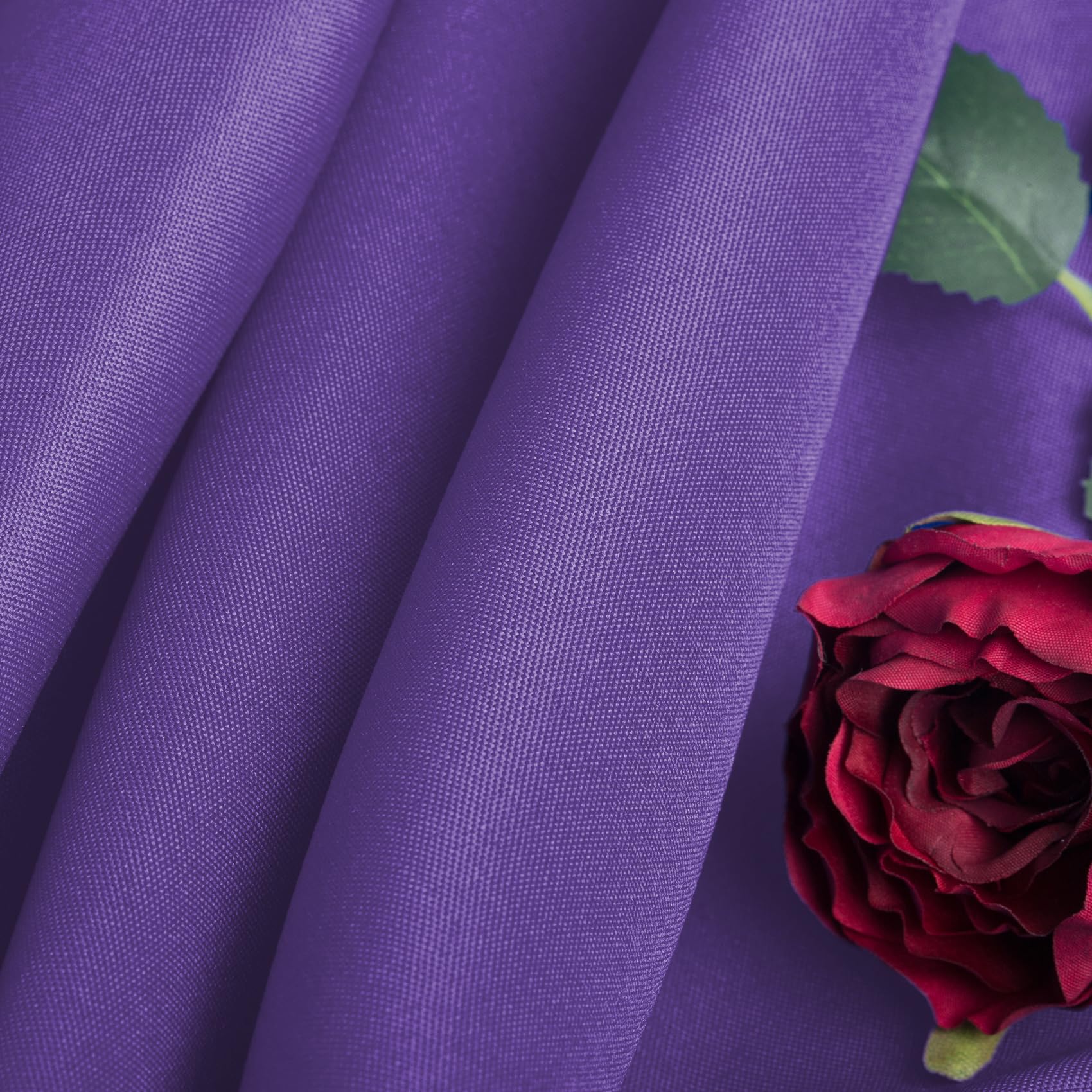 Mantel Rectangular De Poliéster 90x132 Pulgadas - Morado, Lavable, Para Bodas, Fiestas Y Comedor