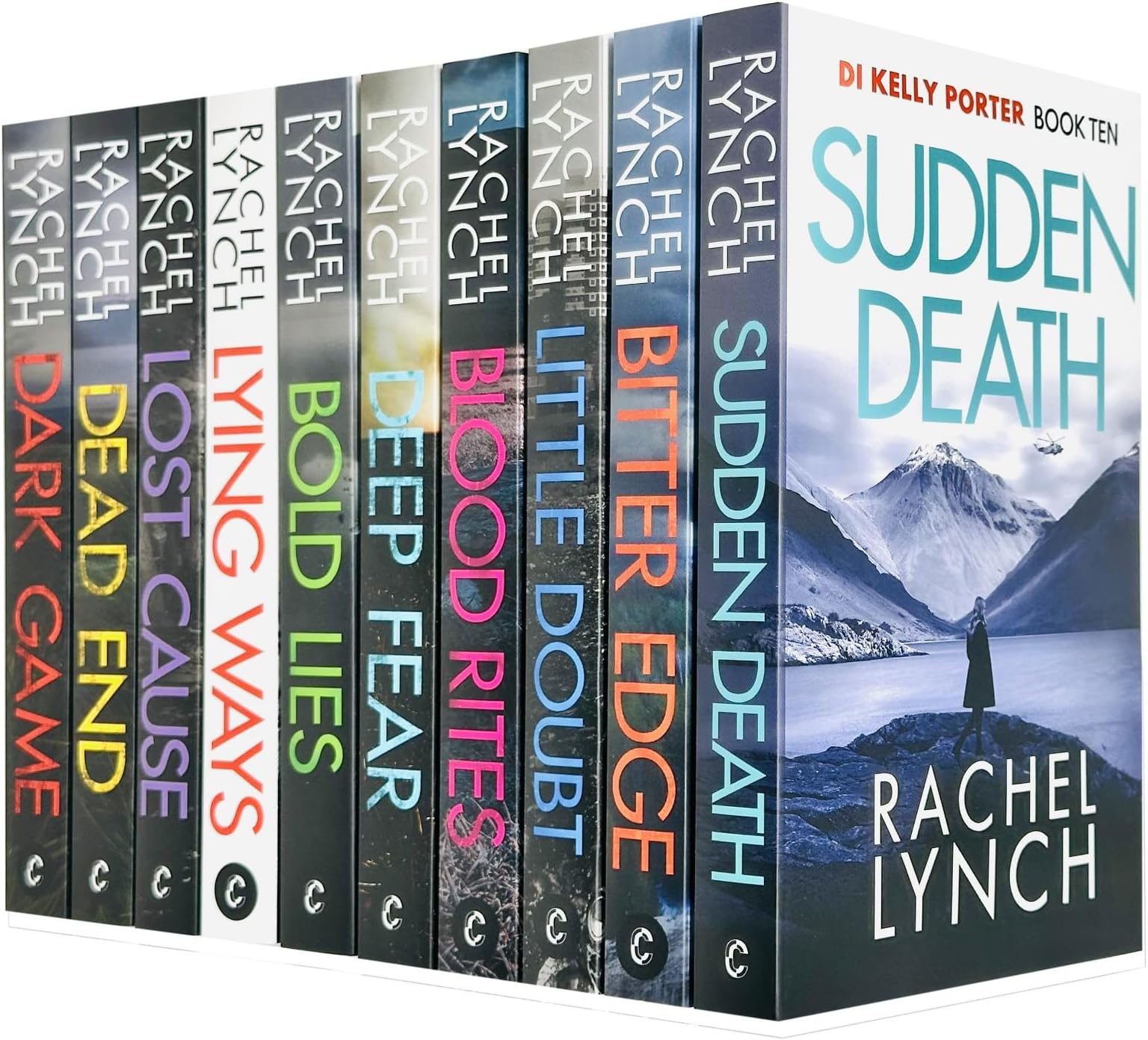 Rachel Lynch Series Di Kelly Porter 10 Books Collection Set (Dead End, Dark Game, Bitter Edge, Blood Rites, Deep Fear, Bold Lies, Little Doubt, Lost Cause, Lying Ways & Sudden Death)