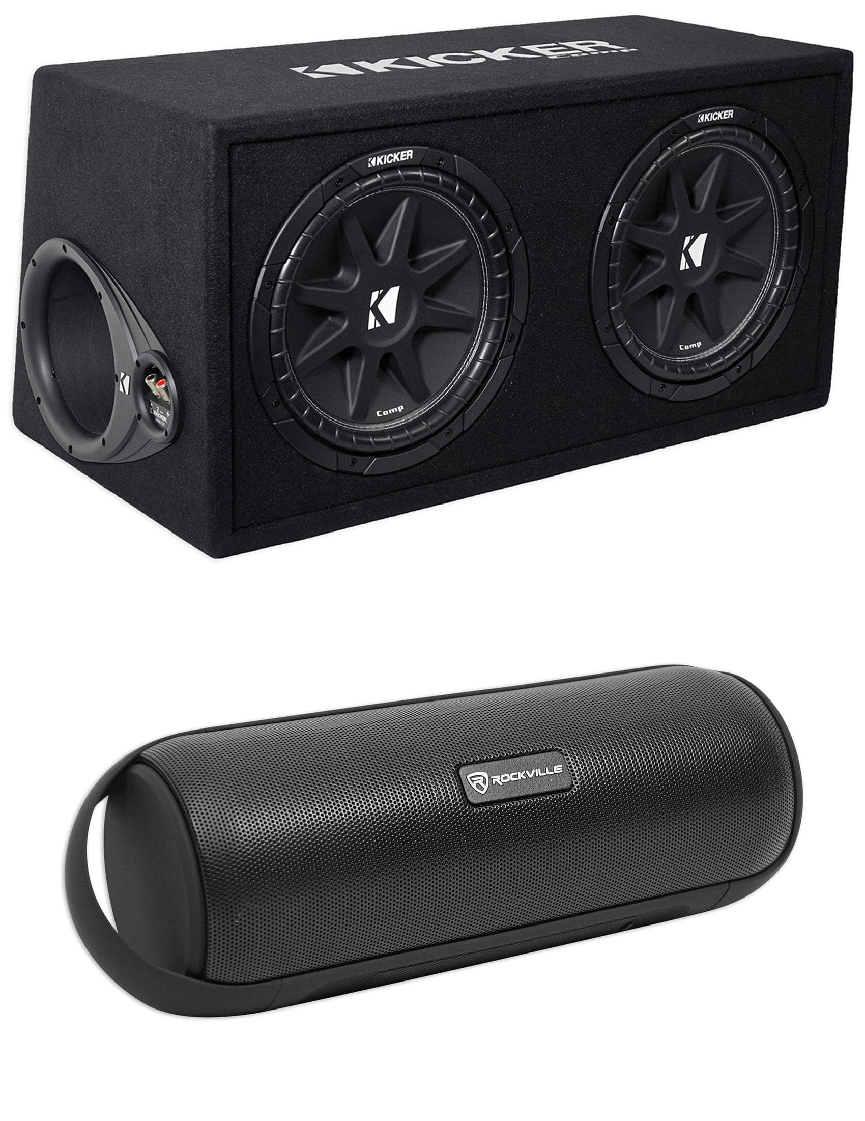 KICKER Audiosavings Bundle 43DC122 Comp Dual 12