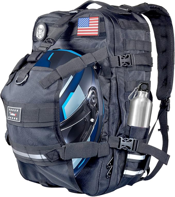 Sresk Waterproof 26L Molle Motorcycle Helmet Holder/Cycling Helmet